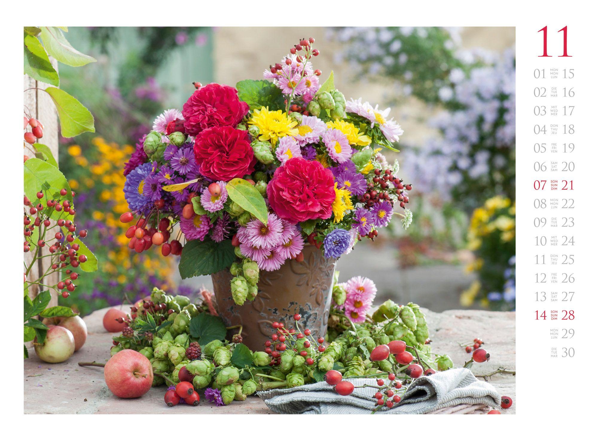 Beispielinhalt (Bild) Blumenzauber Kalender 2027