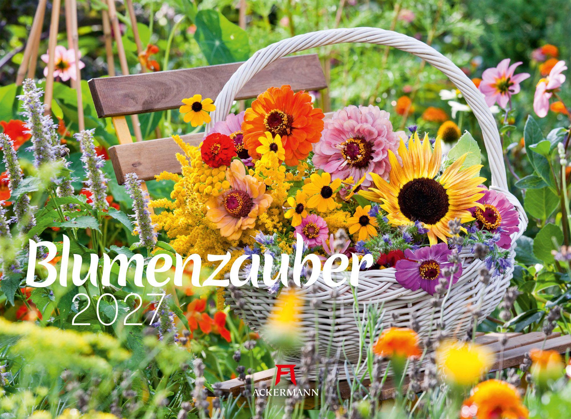 Vorderes Coverbild Blumenzauber Kalender 2027