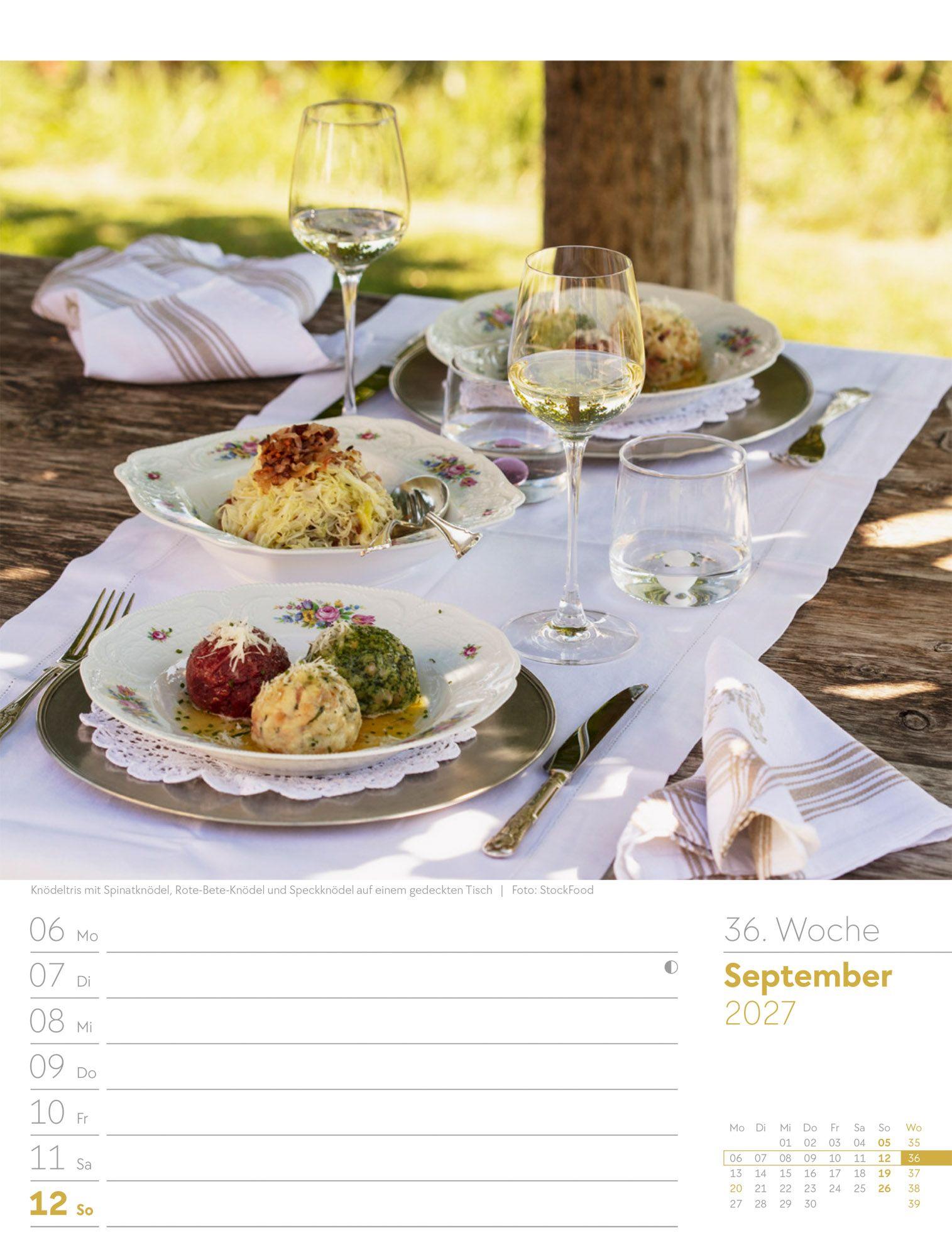 Beispielinhalt (Bild) Faszination Alpenwelt Wochenplaner Kalender 2027