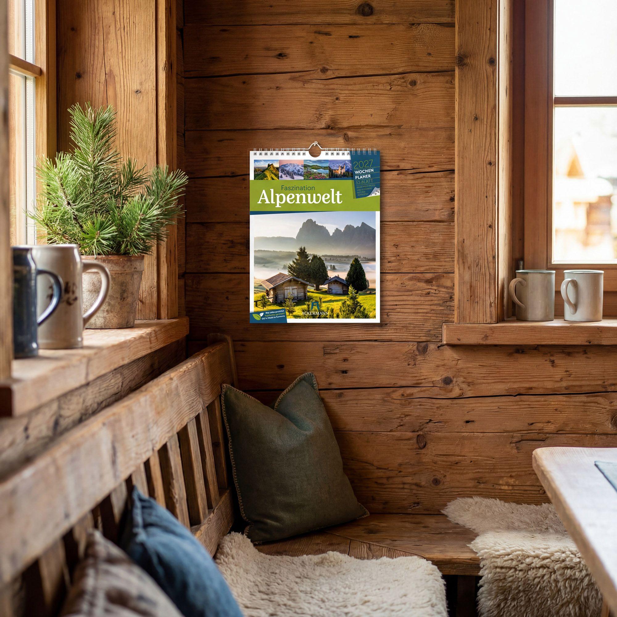 Beispielinhalt (Bild) Faszination Alpenwelt Wochenplaner Kalender 2027