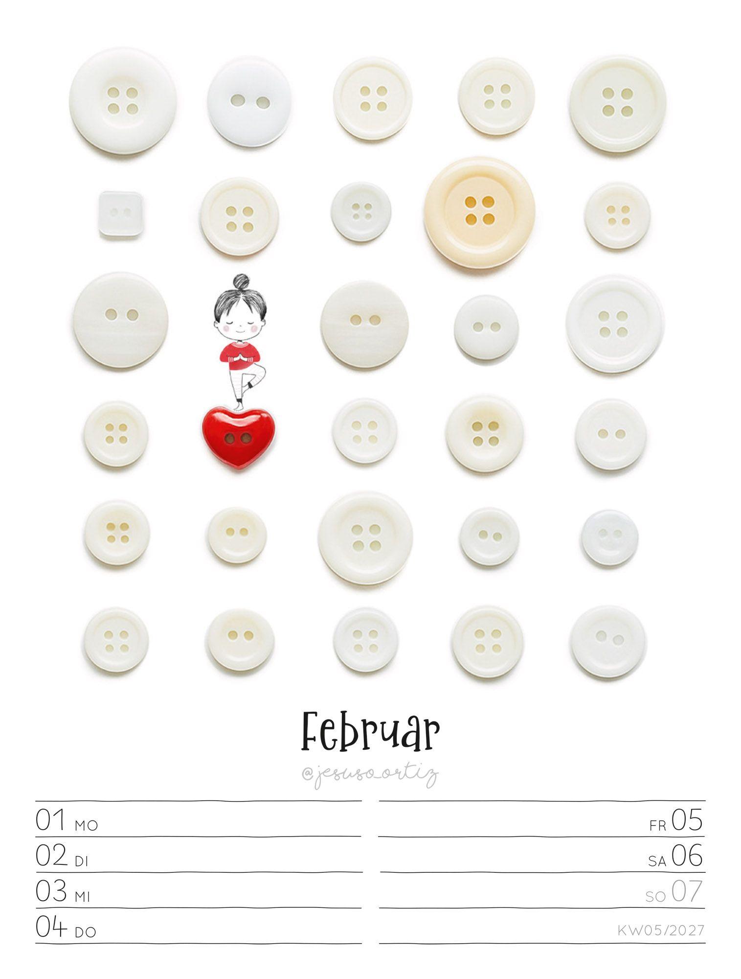 Beispielinhalt (Bild) Little Dreams Wochenplaner Kalender 2027