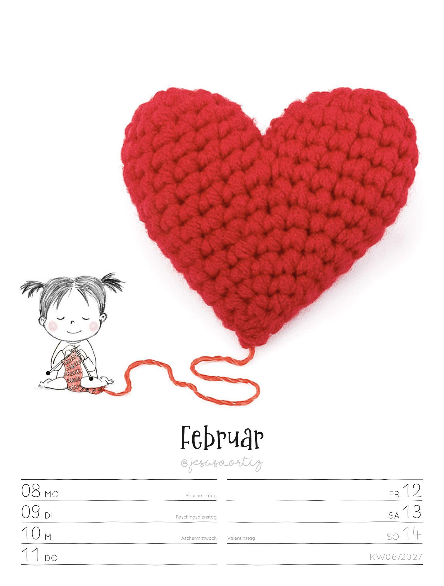 Beispielinhalt (Bild) Little Dreams Wochenplaner Kalender 2027