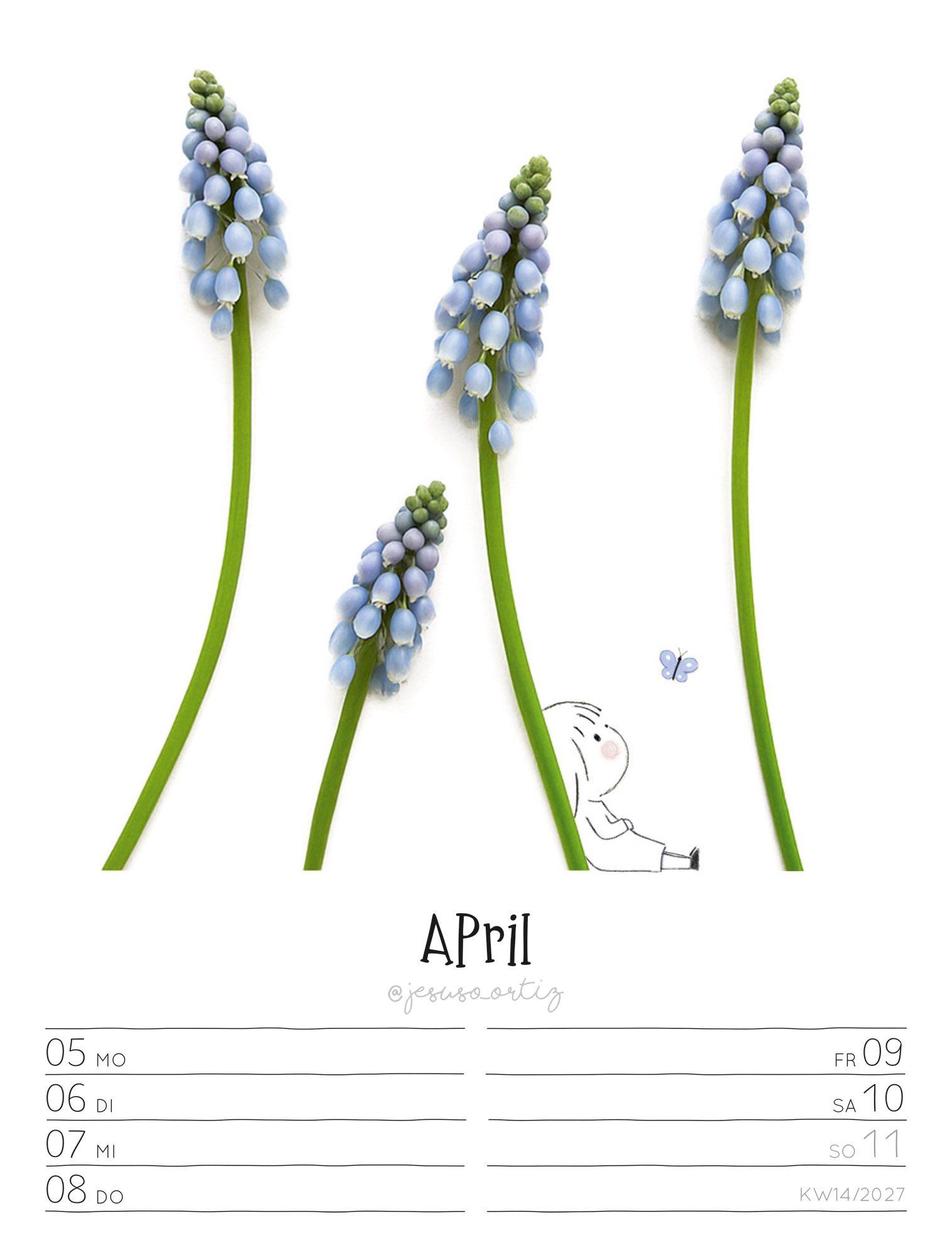 Beispielinhalt (Bild) Little Dreams Wochenplaner Kalender 2027