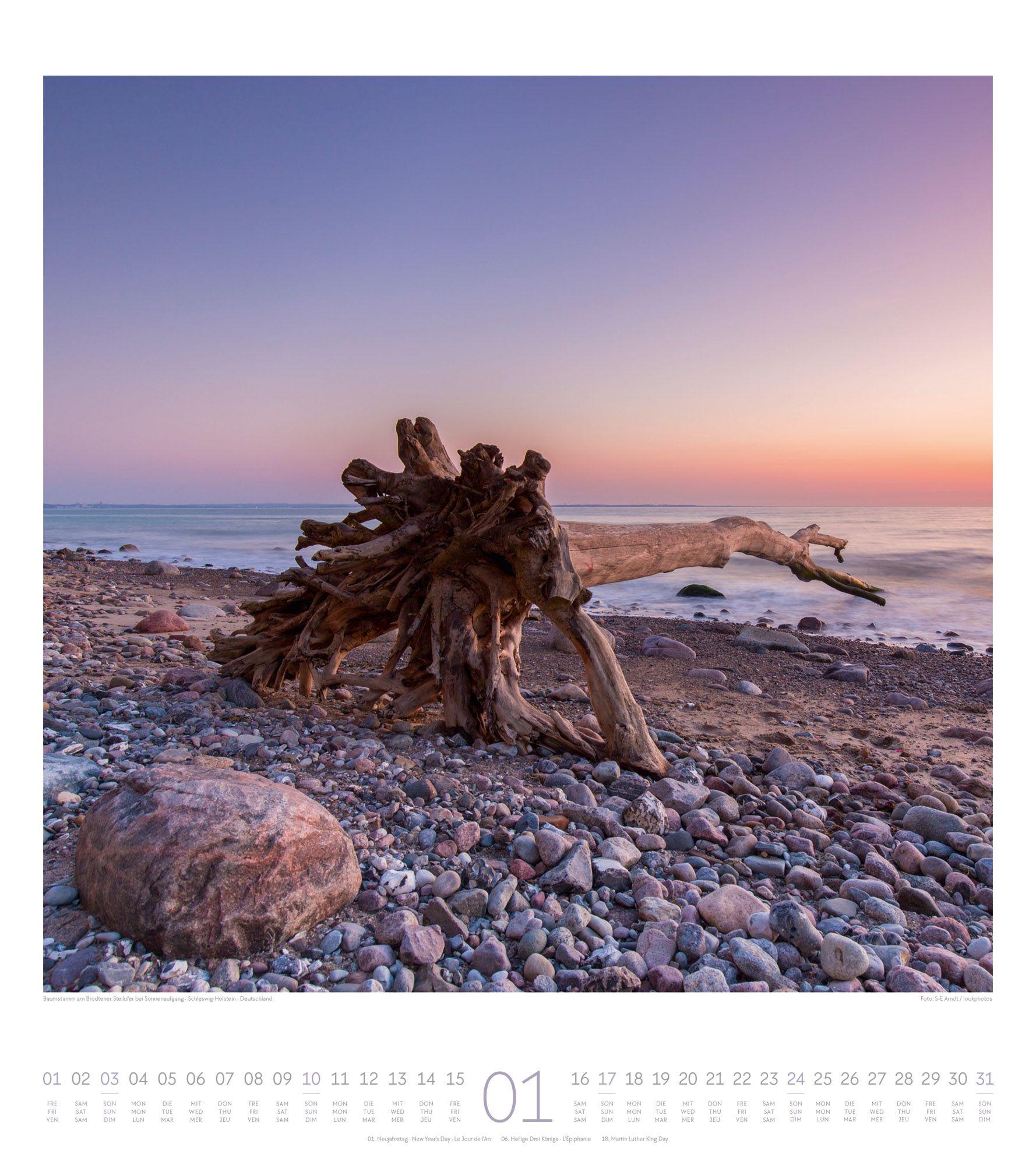 Beispielinhalt (Bild) Meeresstille Kalender 2027