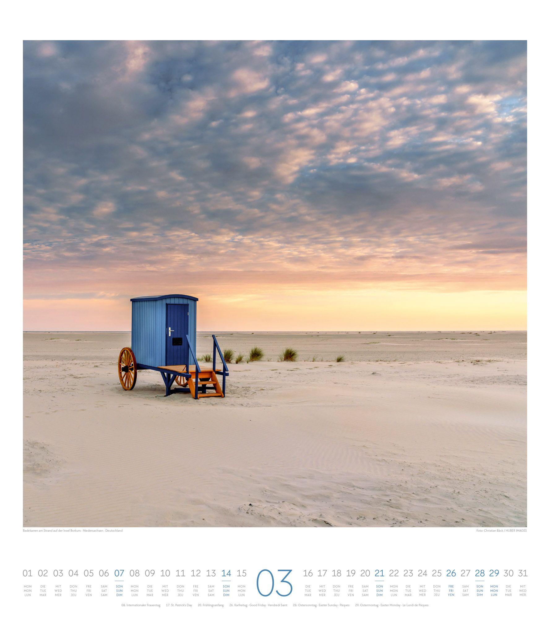 Beispielinhalt (Bild) Meeresstille Kalender 2027