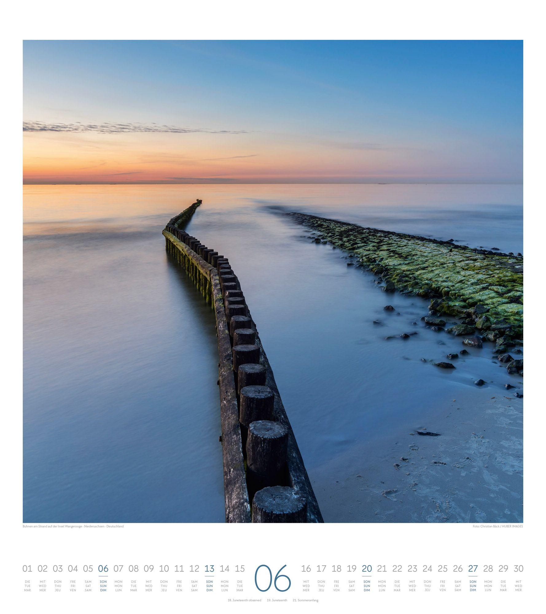 Beispielinhalt (Bild) Meeresstille Kalender 2027