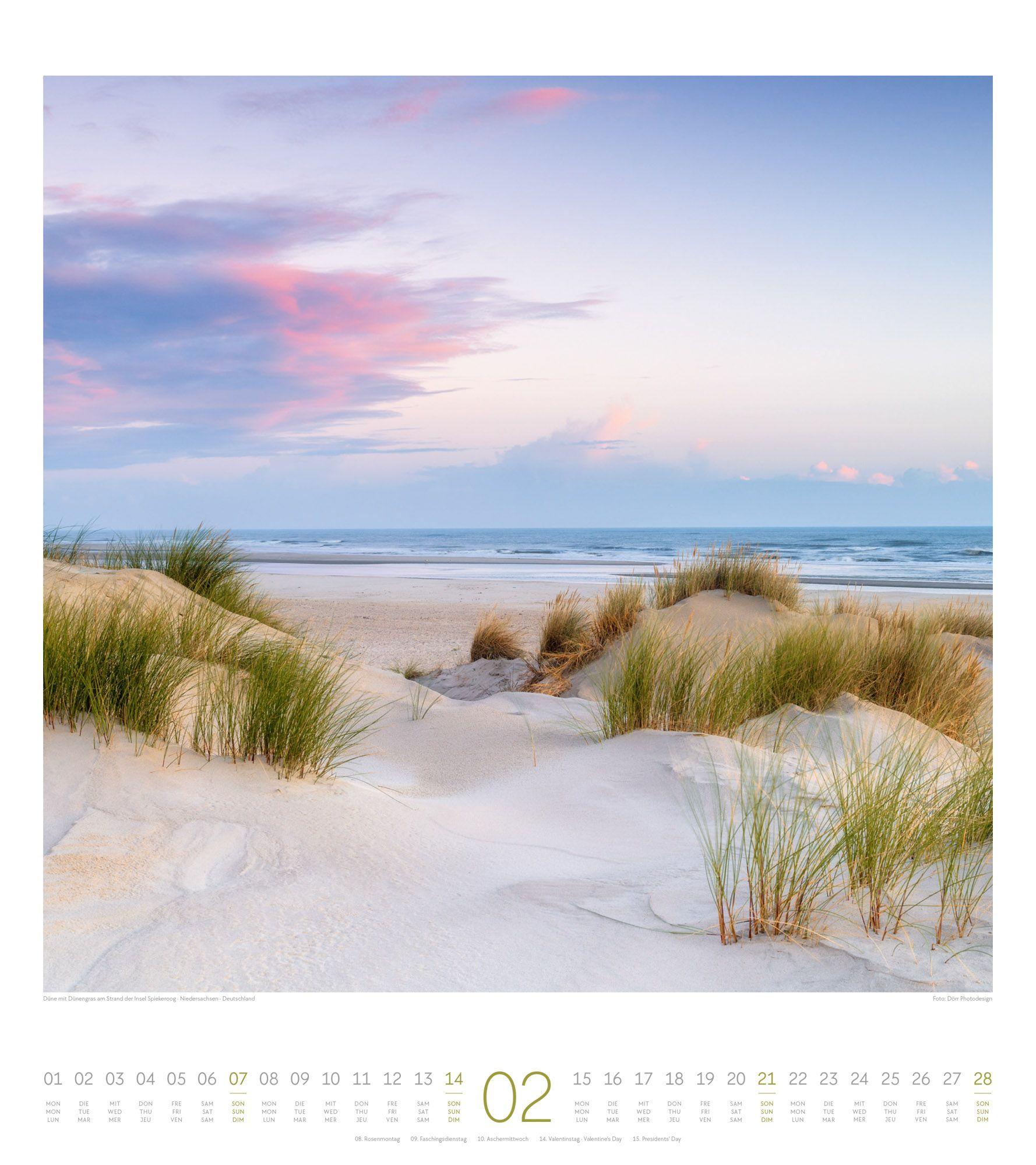 Beispielinhalt (Bild) Meeresstille Kalender 2027