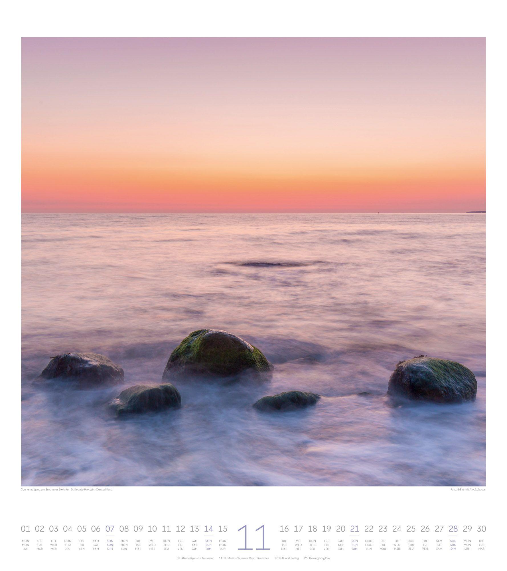 Beispielinhalt (Bild) Meeresstille Kalender 2027