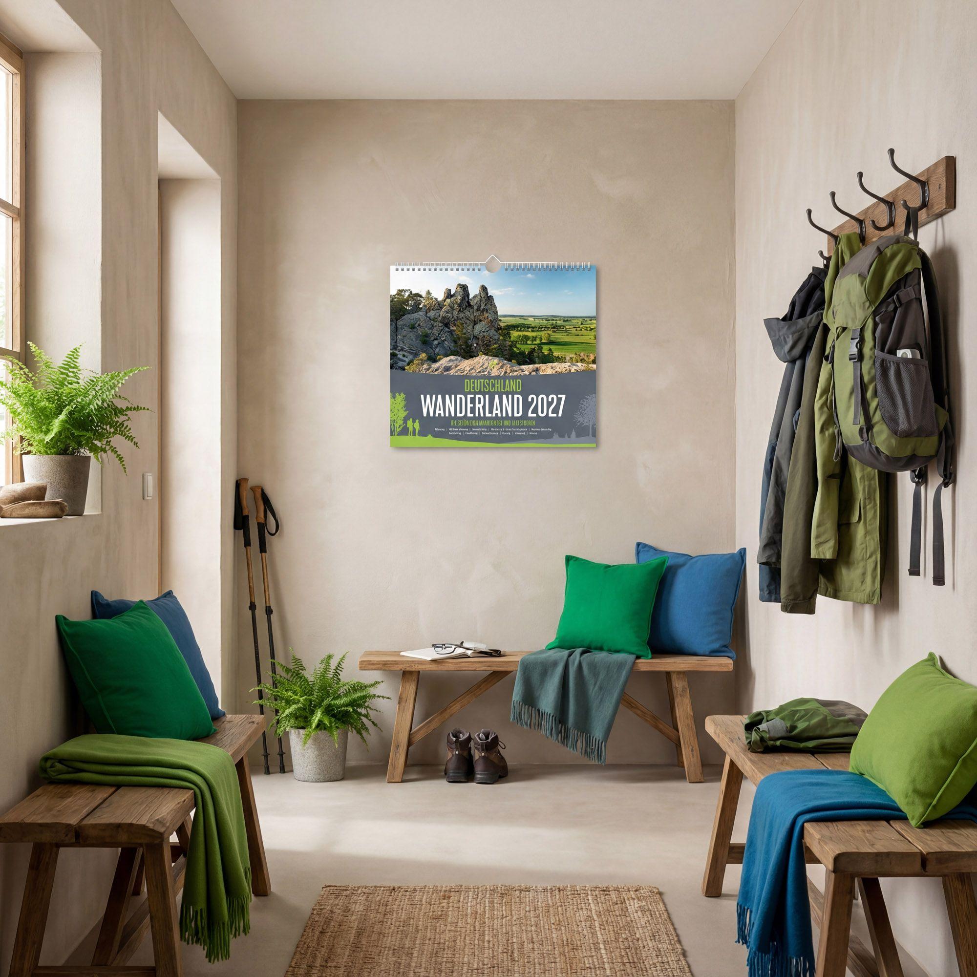 Beispielinhalt (Bild) Deutschland Wanderland Kalender 2027 | Die schönsten Wanderwege