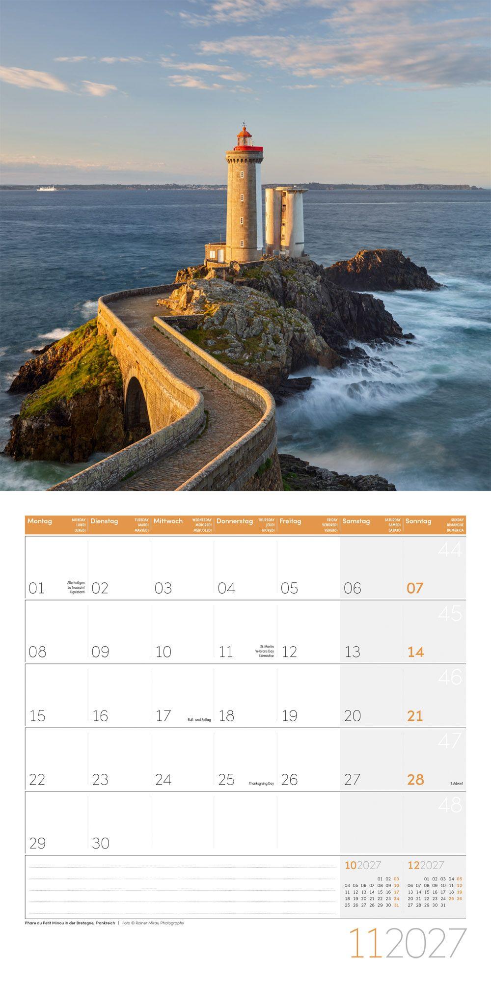 Beispielinhalt (Bild) Traumpfade Kalender 2027 - 30x30 - Art12