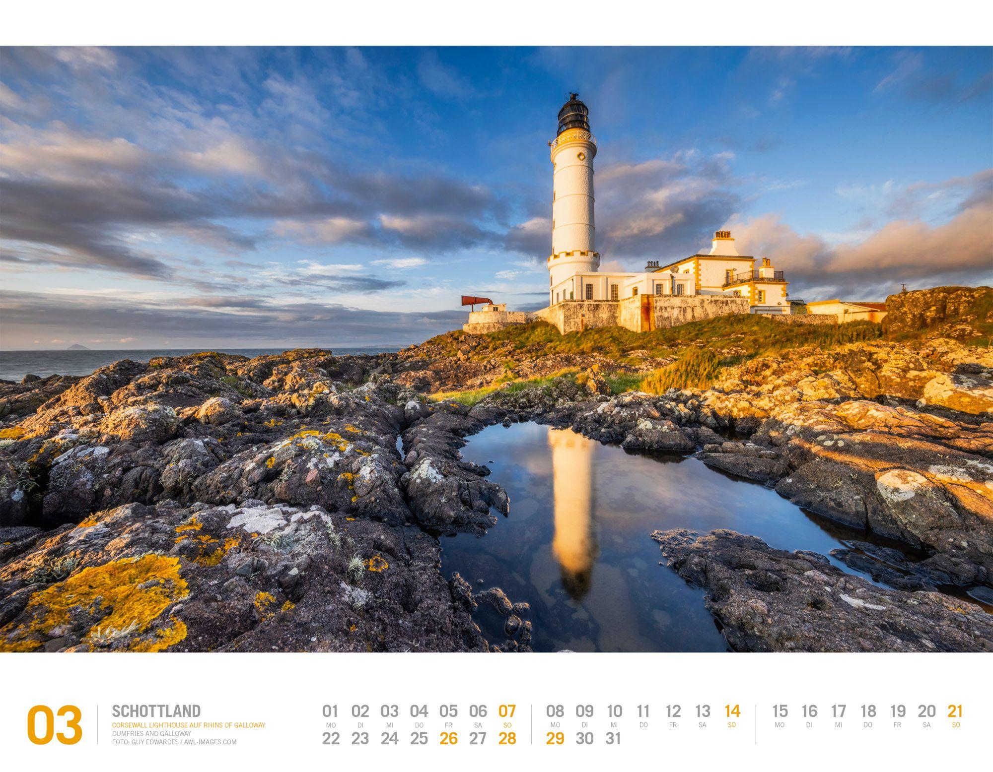 Beispielinhalt (Bild) Schottland Kalender 2027 | Unterwegs zwischen Highlands und Hebriden