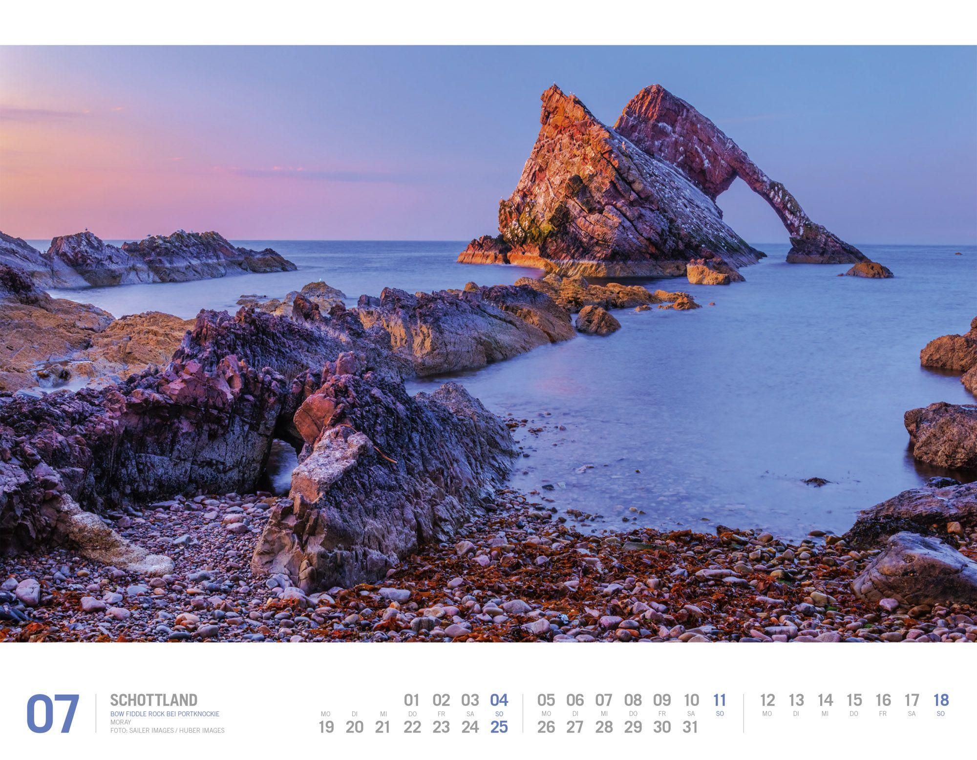 Beispielinhalt (Bild) Schottland Kalender 2027 | Unterwegs zwischen Highlands und Hebriden