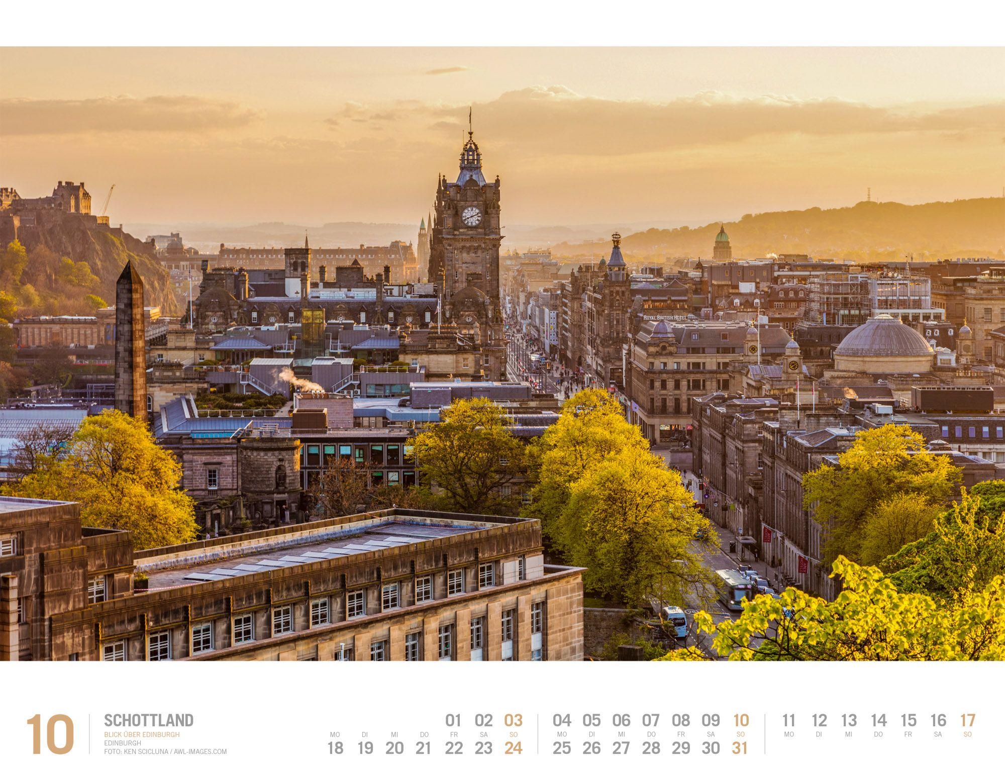 Beispielinhalt (Bild) Schottland Kalender 2027 | Unterwegs zwischen Highlands und Hebriden