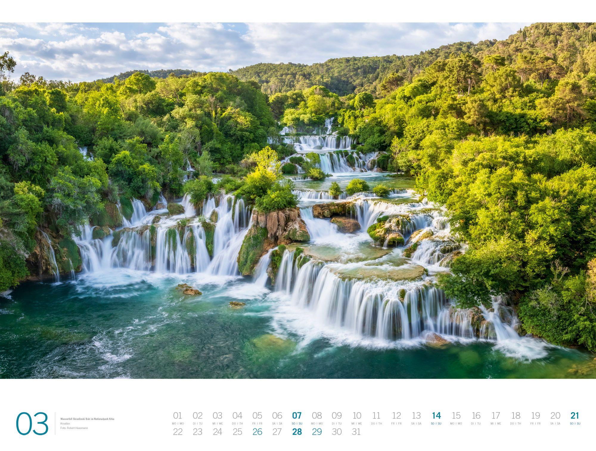 Beispielinhalt (Bild) Planet Earth Gallery Kalender 2027