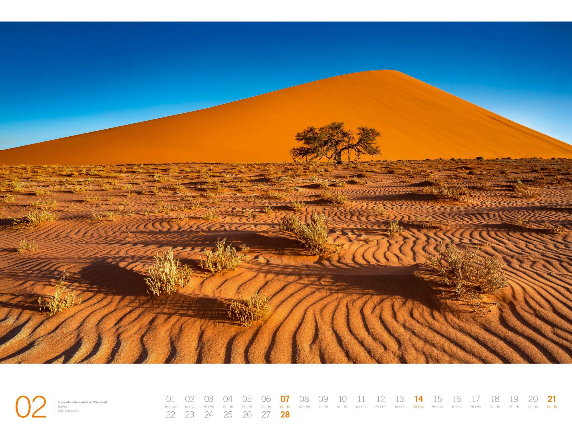Beispielinhalt (Bild) Planet Earth Gallery Kalender 2027