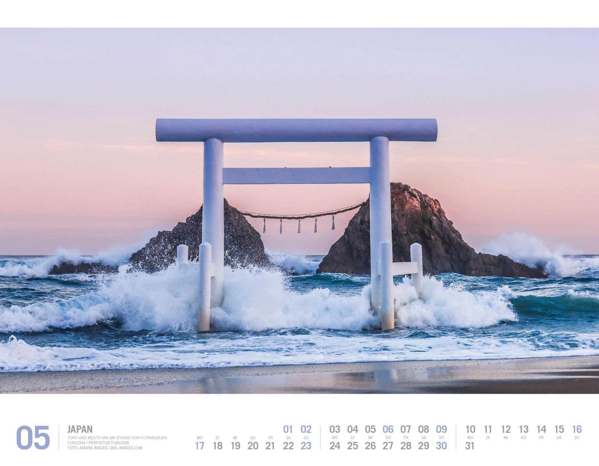 Beispielinhalt (Bild) Japan Kalender 2027 | Unterwegs zwischen Tempeln und Schreinen