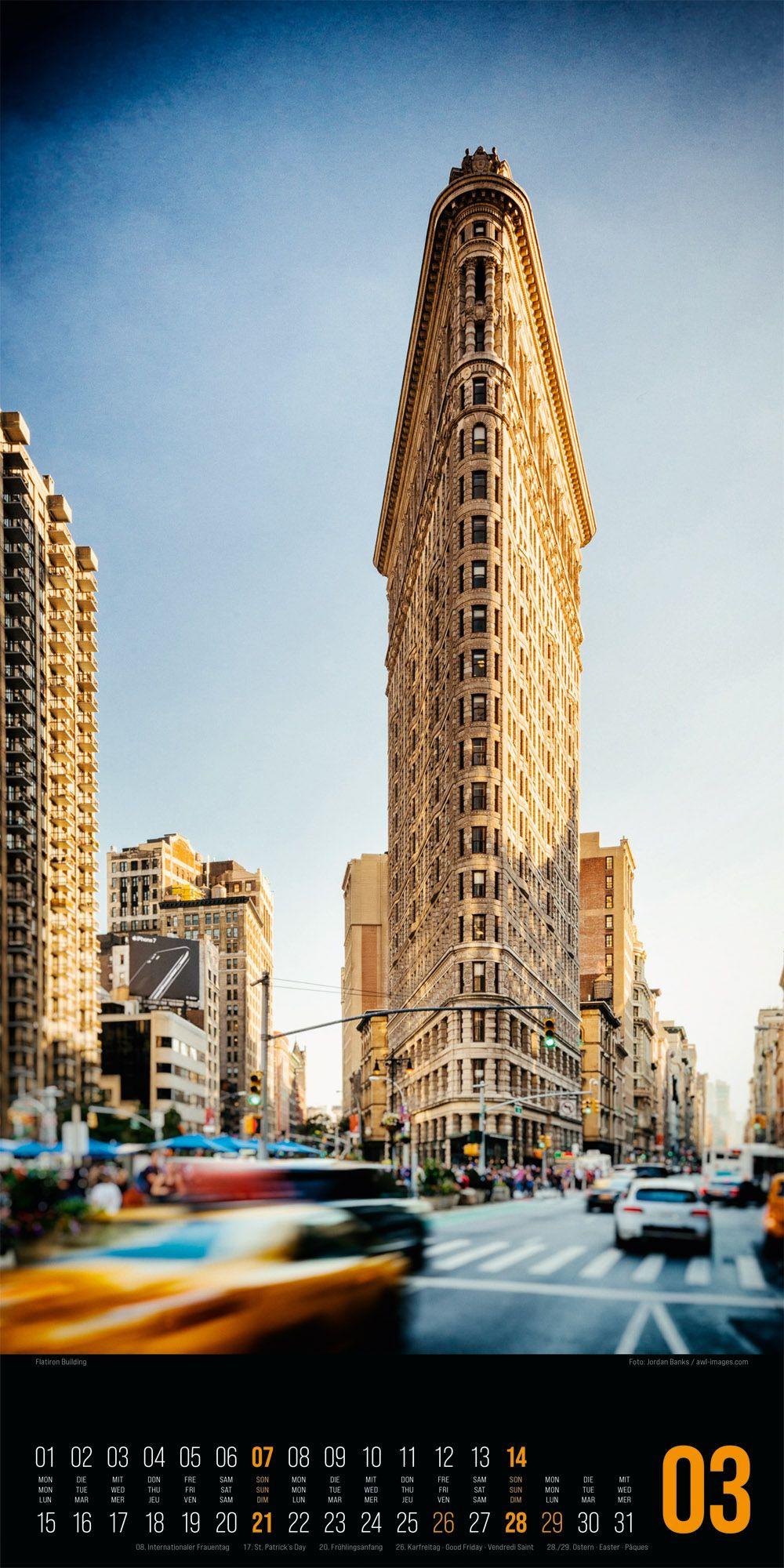 Beispielinhalt (Bild) Inside New York Kalender 2027