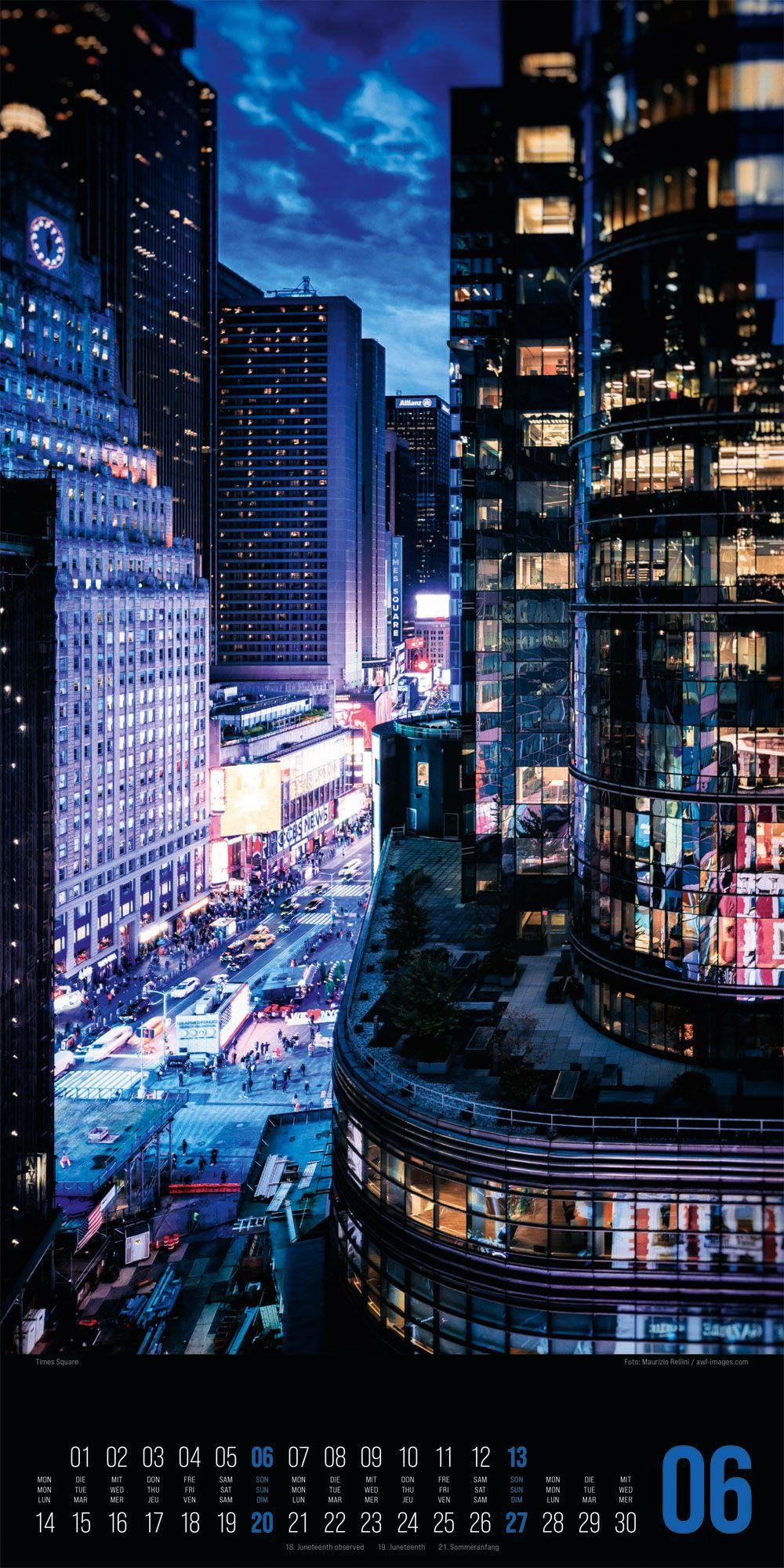 Beispielinhalt (Bild) Inside New York Kalender 2027