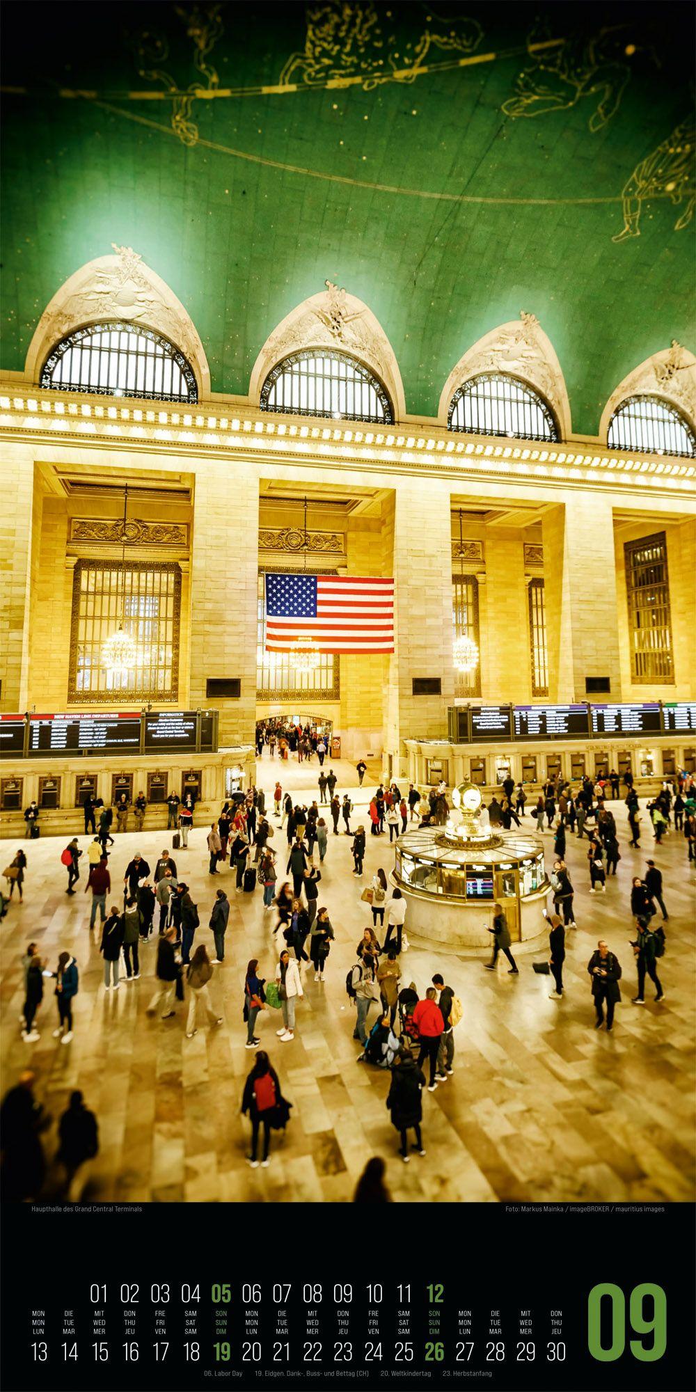 Beispielinhalt (Bild) Inside New York Kalender 2027