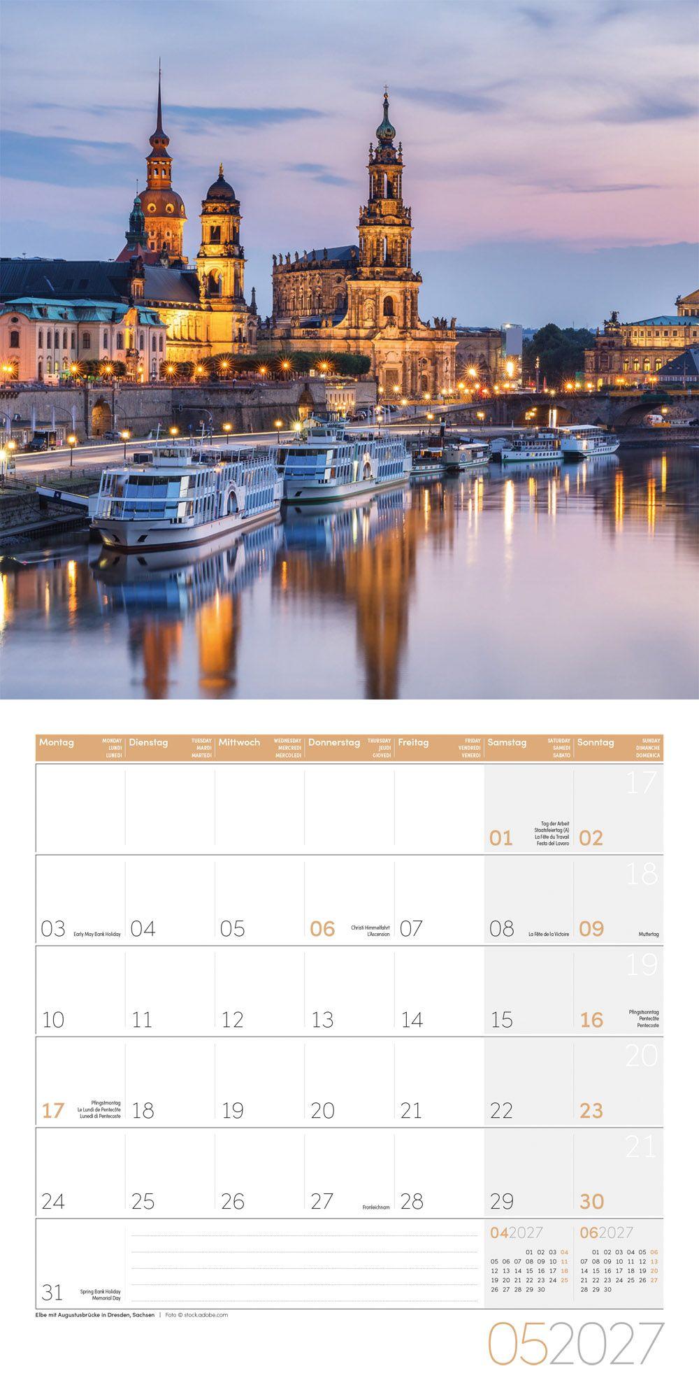 Beispielinhalt (Bild) Deutschland Kalender 2027 - 30x30 - Art12