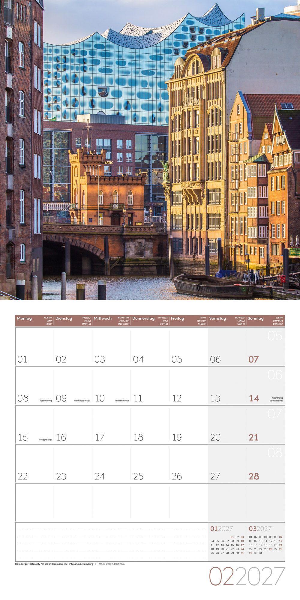 Beispielinhalt (Bild) Deutschland Kalender 2027 - 30x30 - Art12