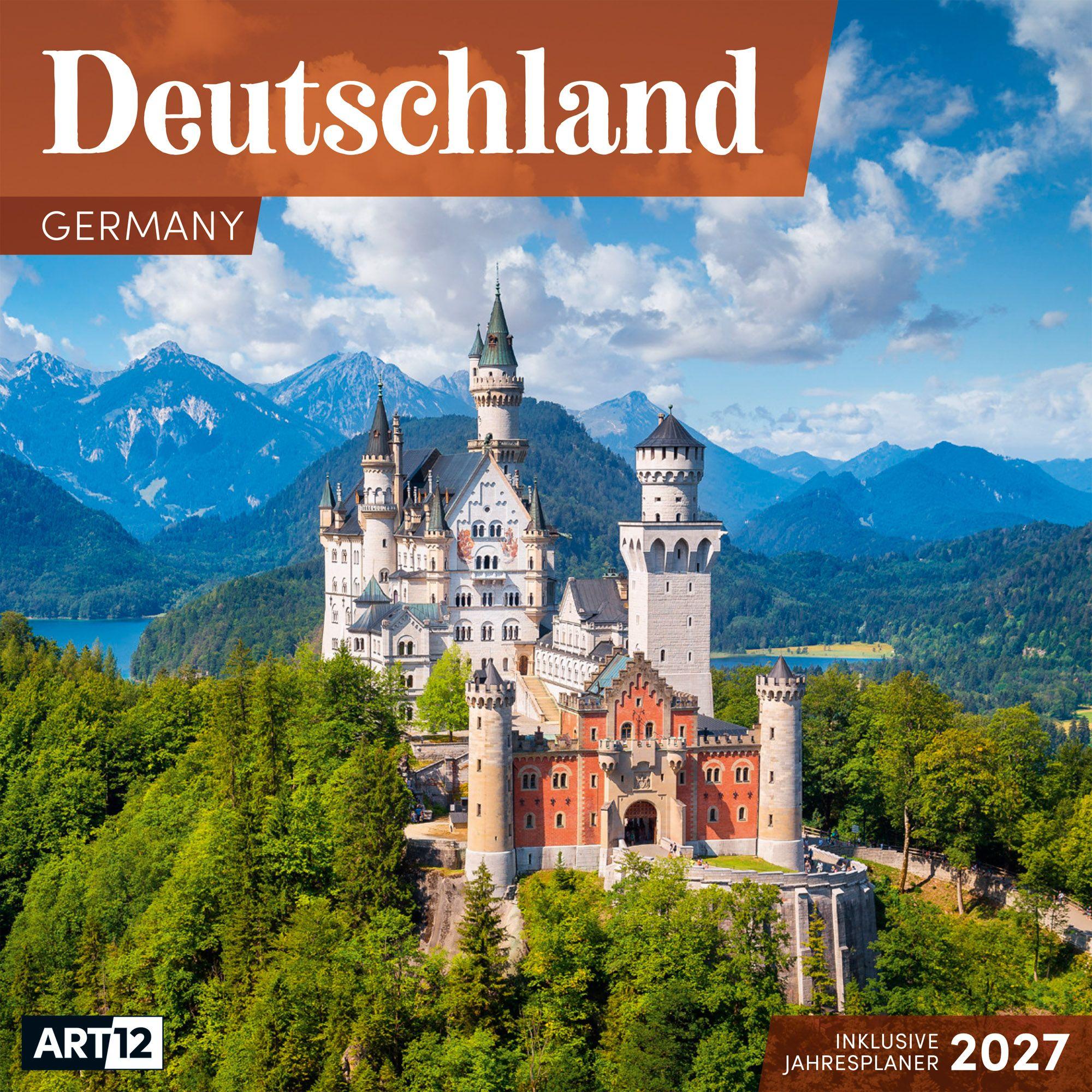 Vorderes Coverbild Deutschland Kalender 2027 - 30x30 - Art12