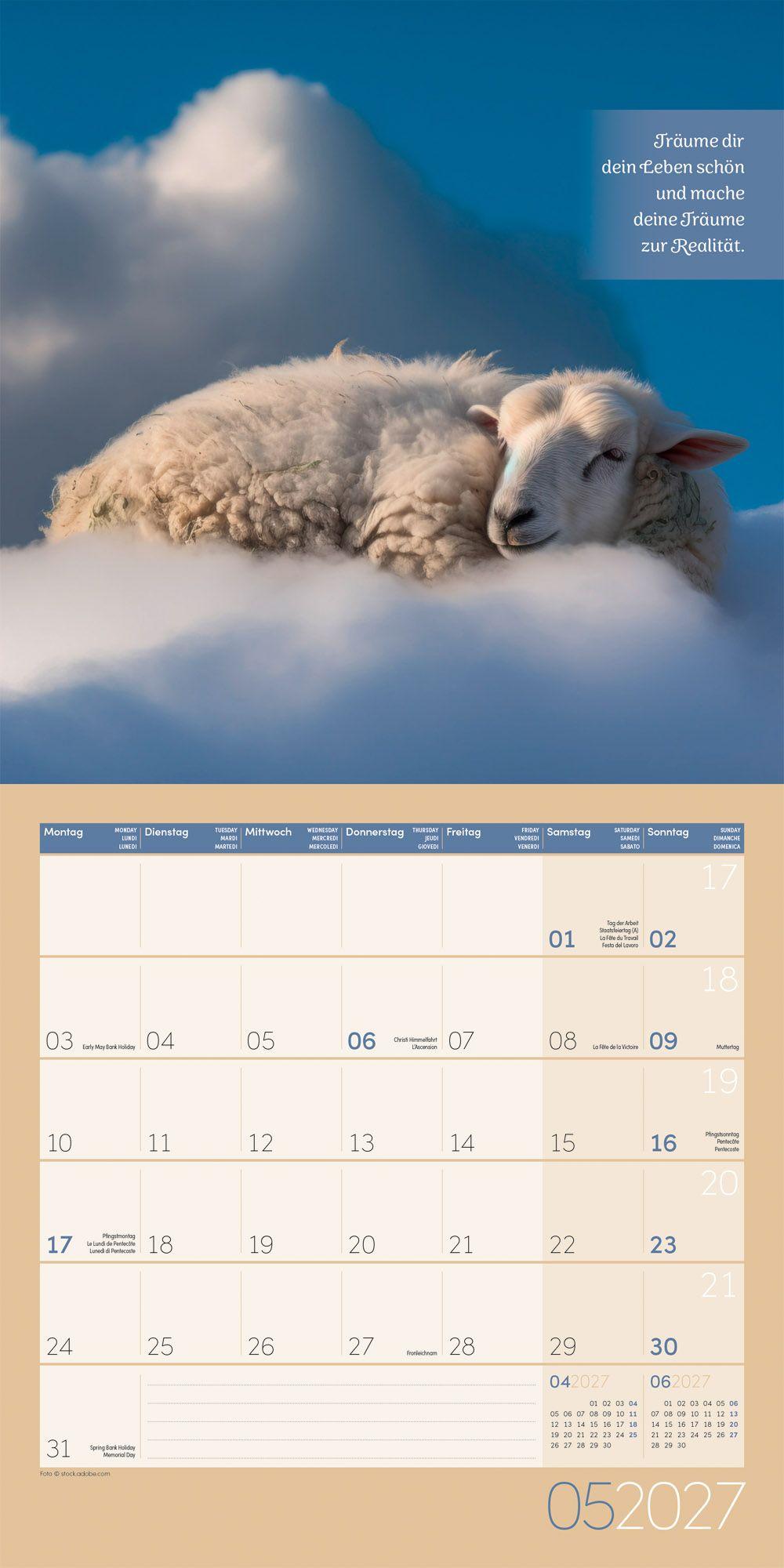 Beispielinhalt (Bild) Alles wird gut Kalender 2027 - 30x30 - Art12