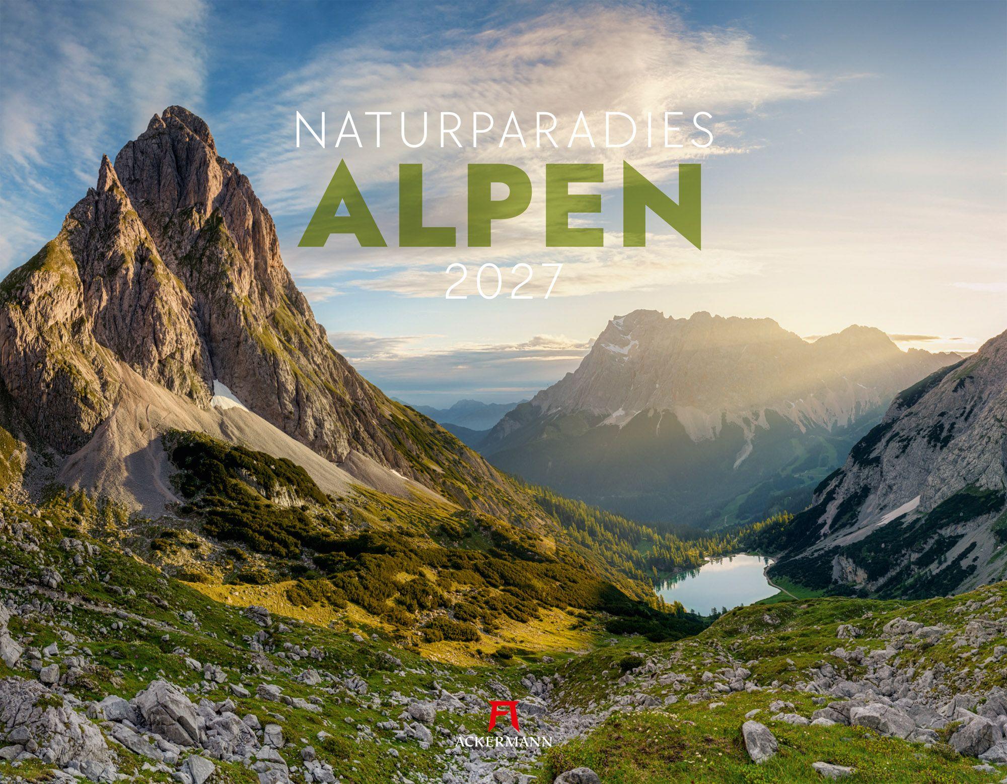Vorderes Coverbild Naturparadies Alpen Kalender 2027