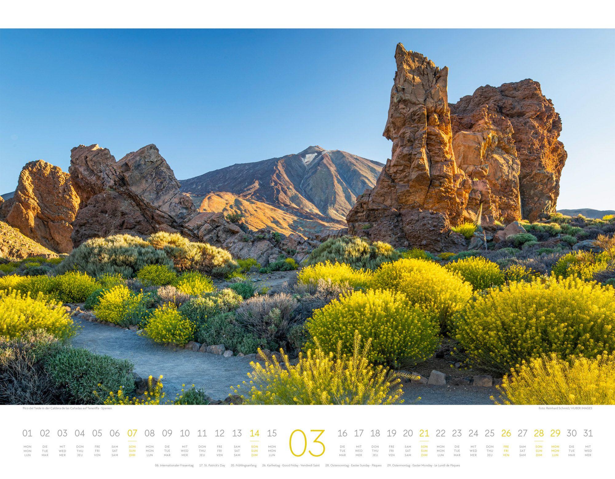 Beispielinhalt (Bild) Geheime Paradiese Kalender 2027