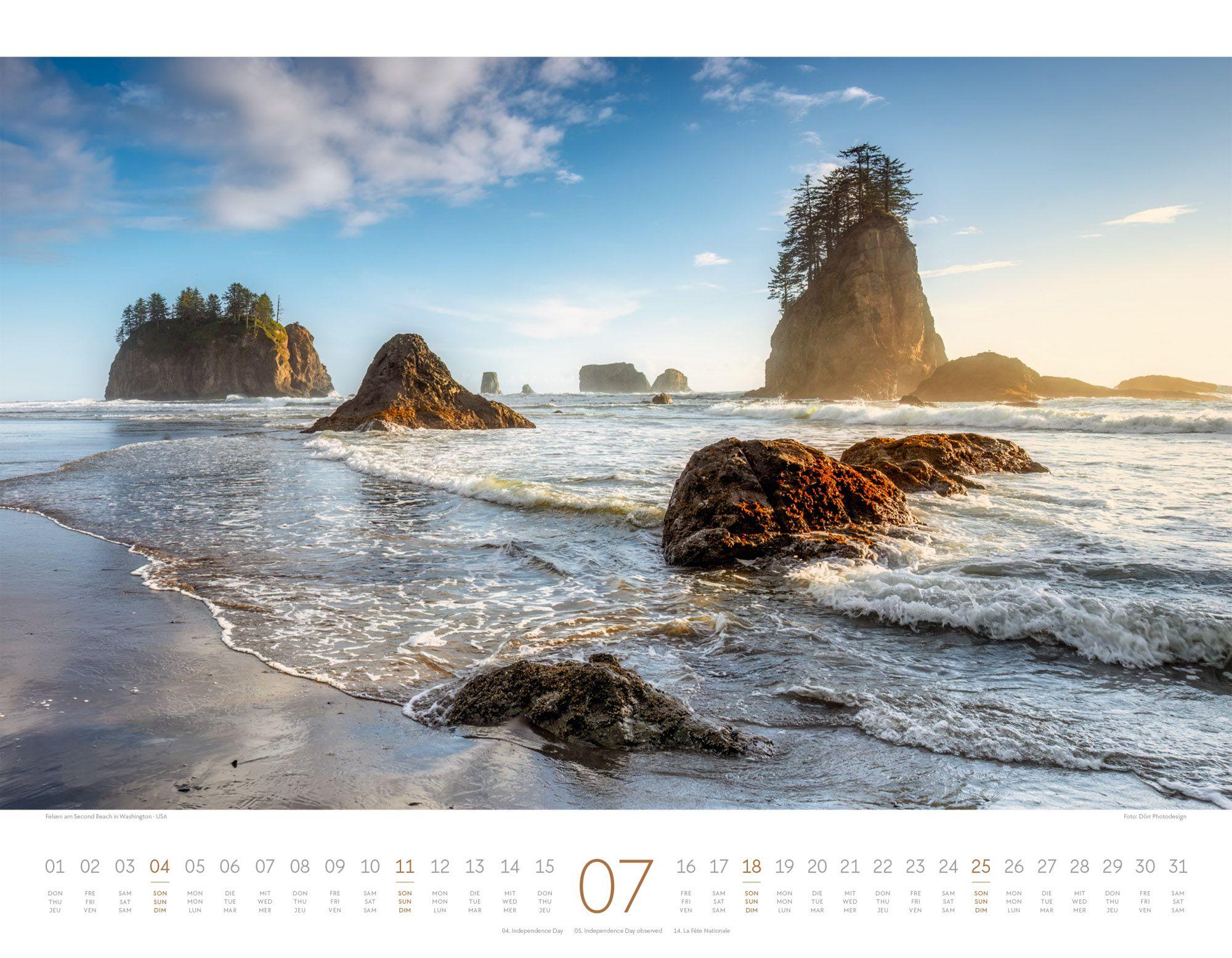 Beispielinhalt (Bild) Geheime Paradiese Kalender 2027