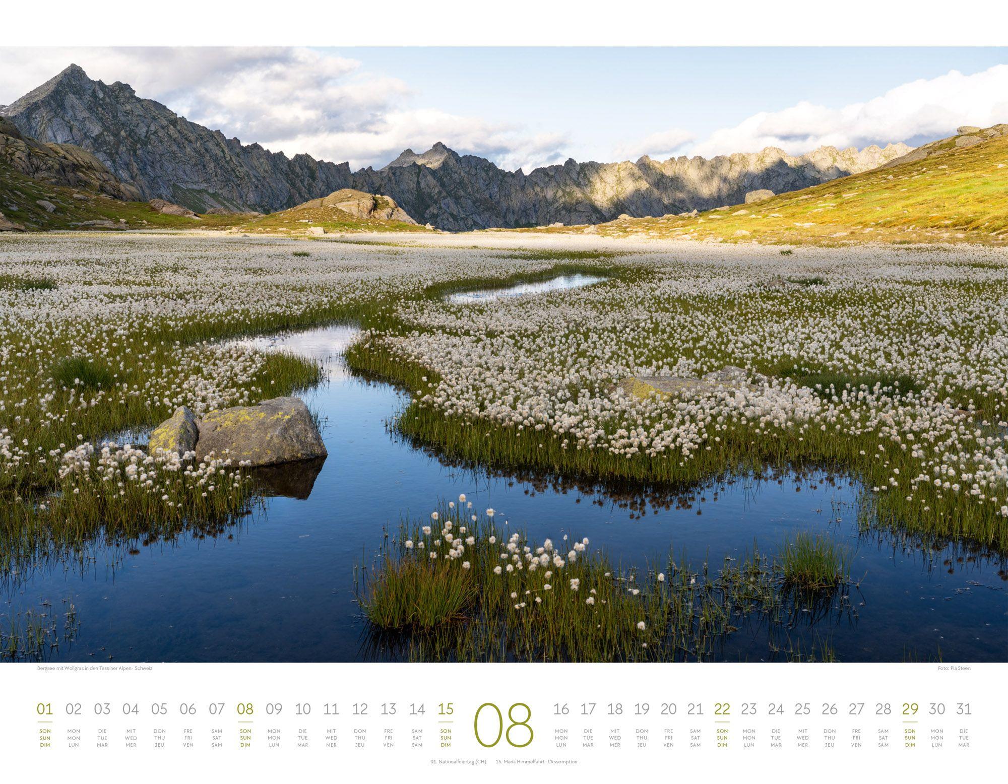 Beispielinhalt (Bild) Geheime Paradiese Kalender 2027