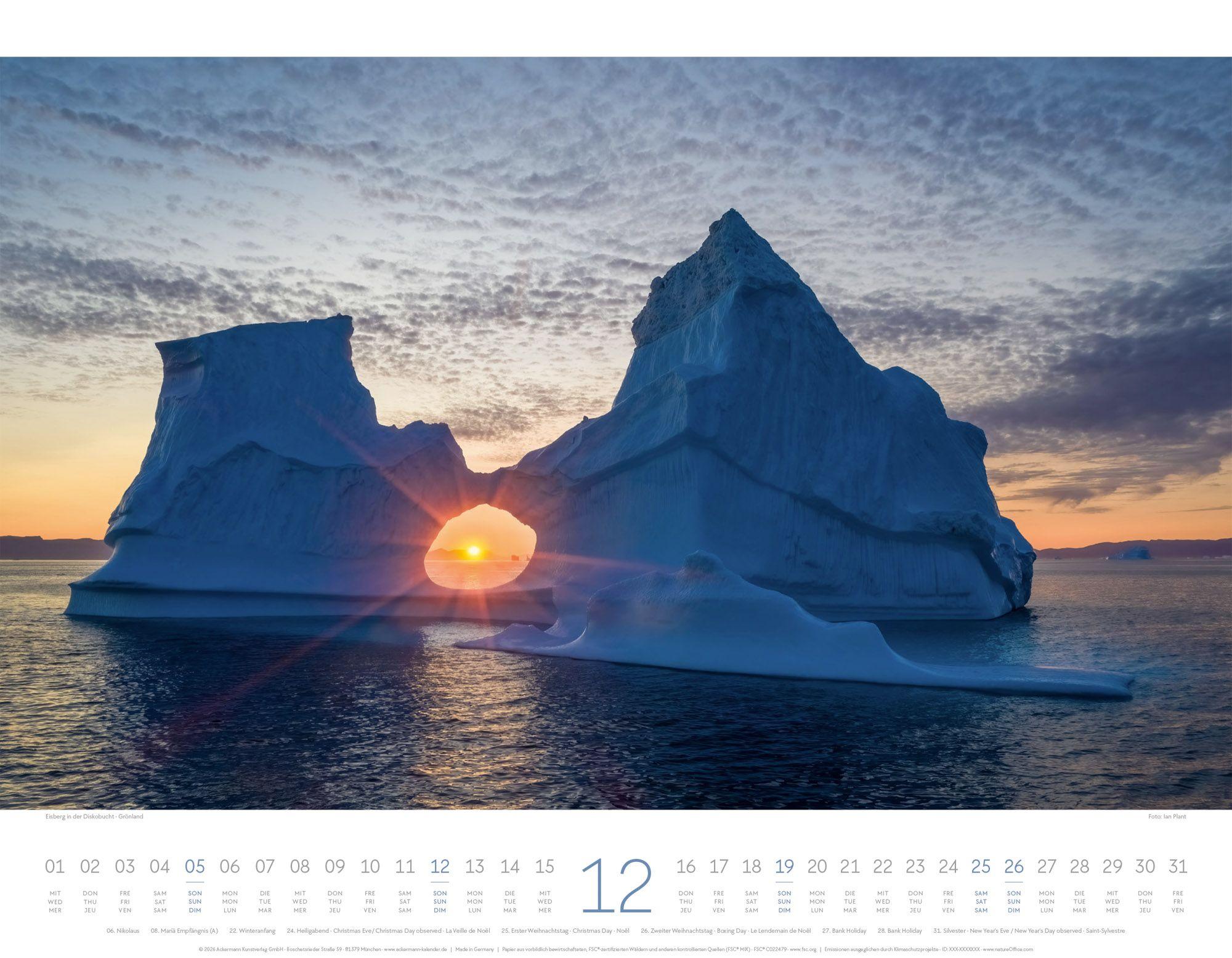 Beispielinhalt (Bild) Geheime Paradiese Kalender 2027