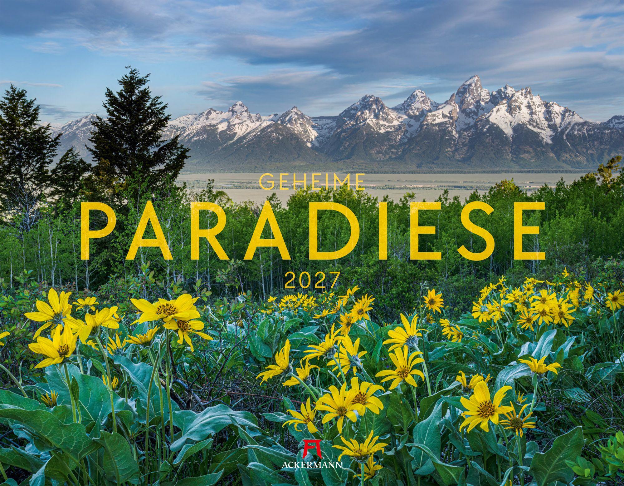 Vorderes Coverbild Geheime Paradiese Kalender 2027