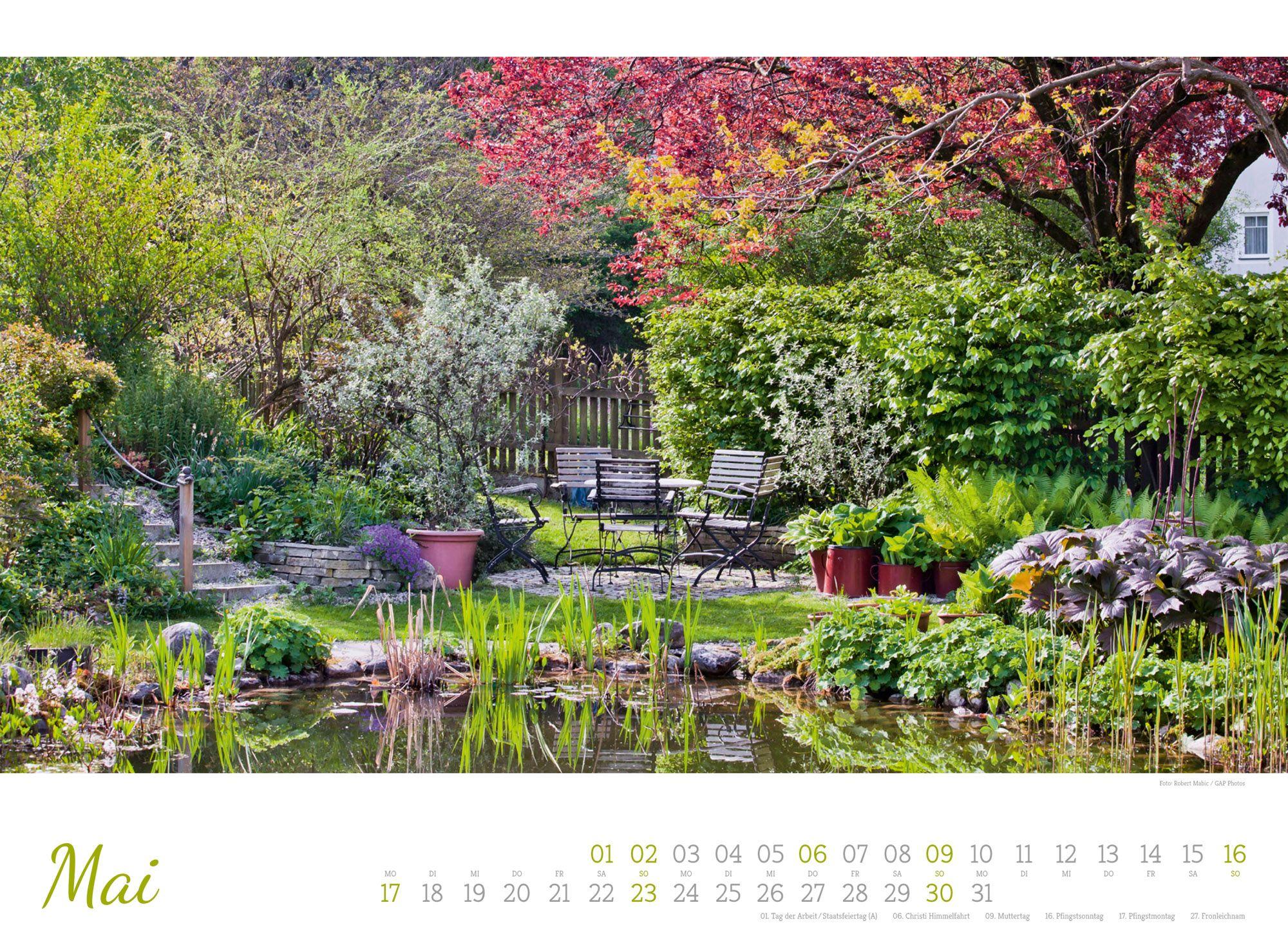 Beispielinhalt (Bild) Zauberhafte Landgärten Kalender 2027