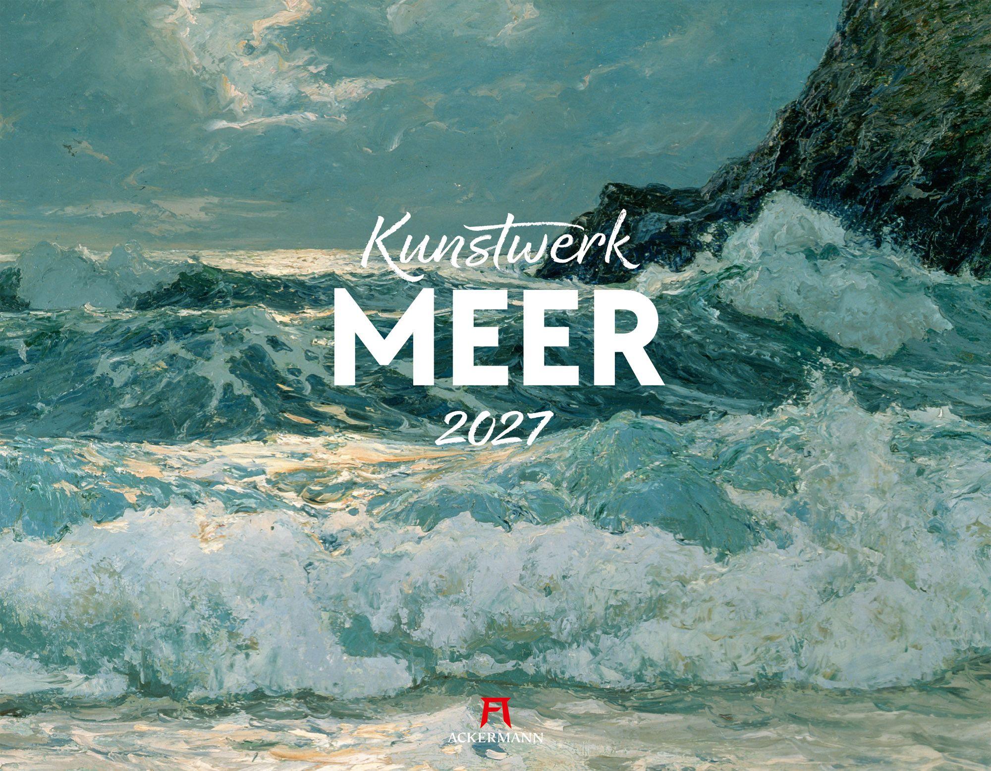 Vorderes Coverbild Kunstwerk Meer Kalender 2027