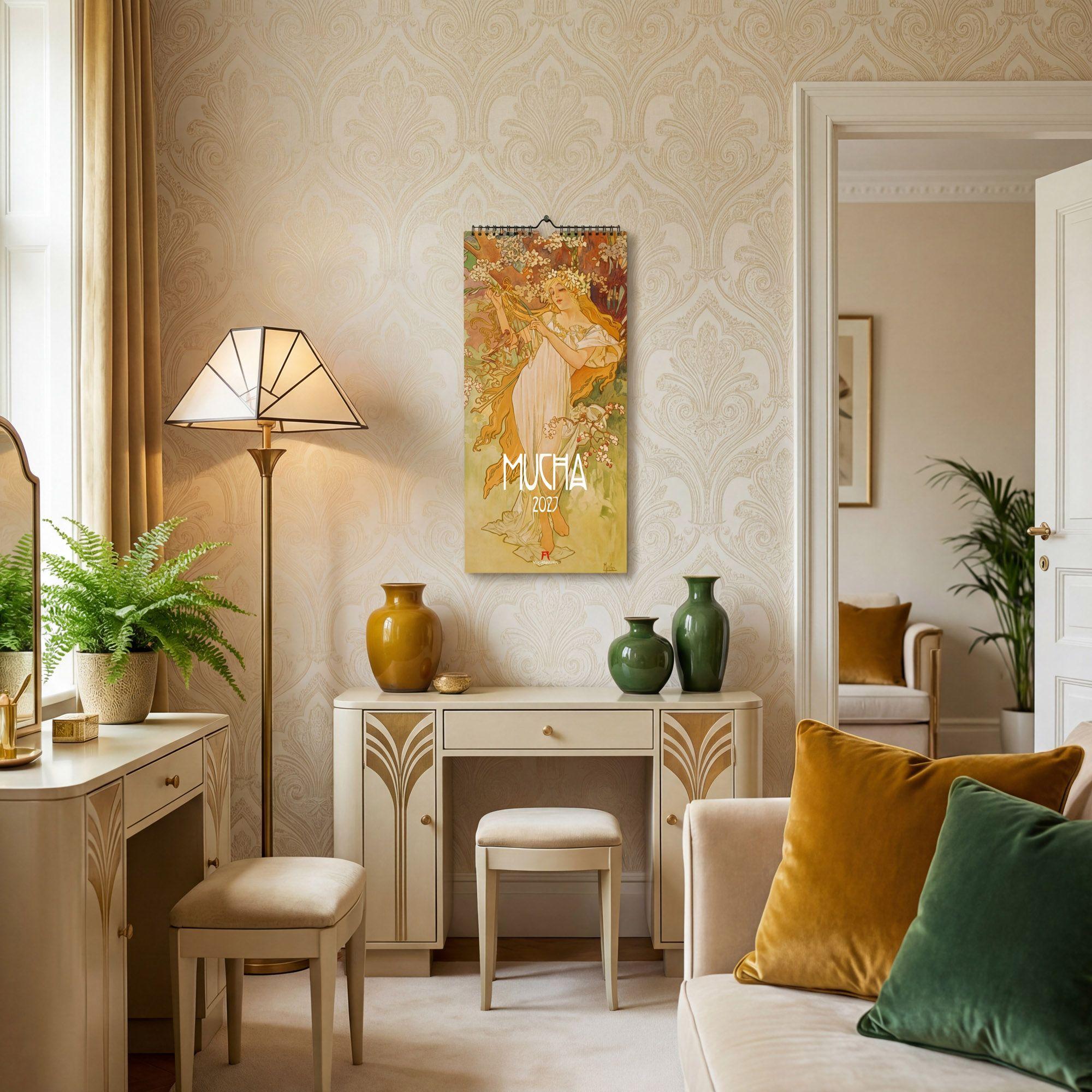 Beispielinhalt (Bild) Alfons Mucha Kalender 2027