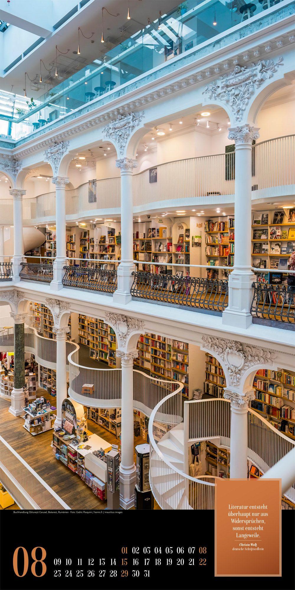 Beispielinhalt (Bild) Lust am Lesen Literatur-Kalender 2027