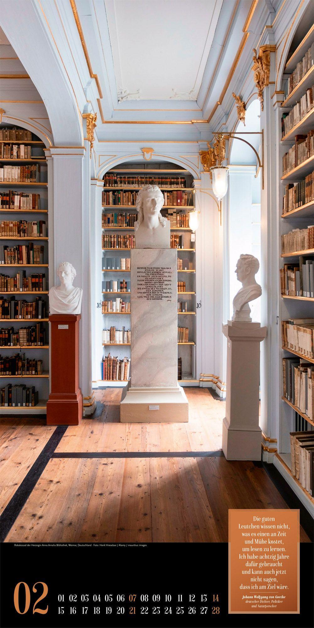 Beispielinhalt (Bild) Lust am Lesen Literatur-Kalender 2027