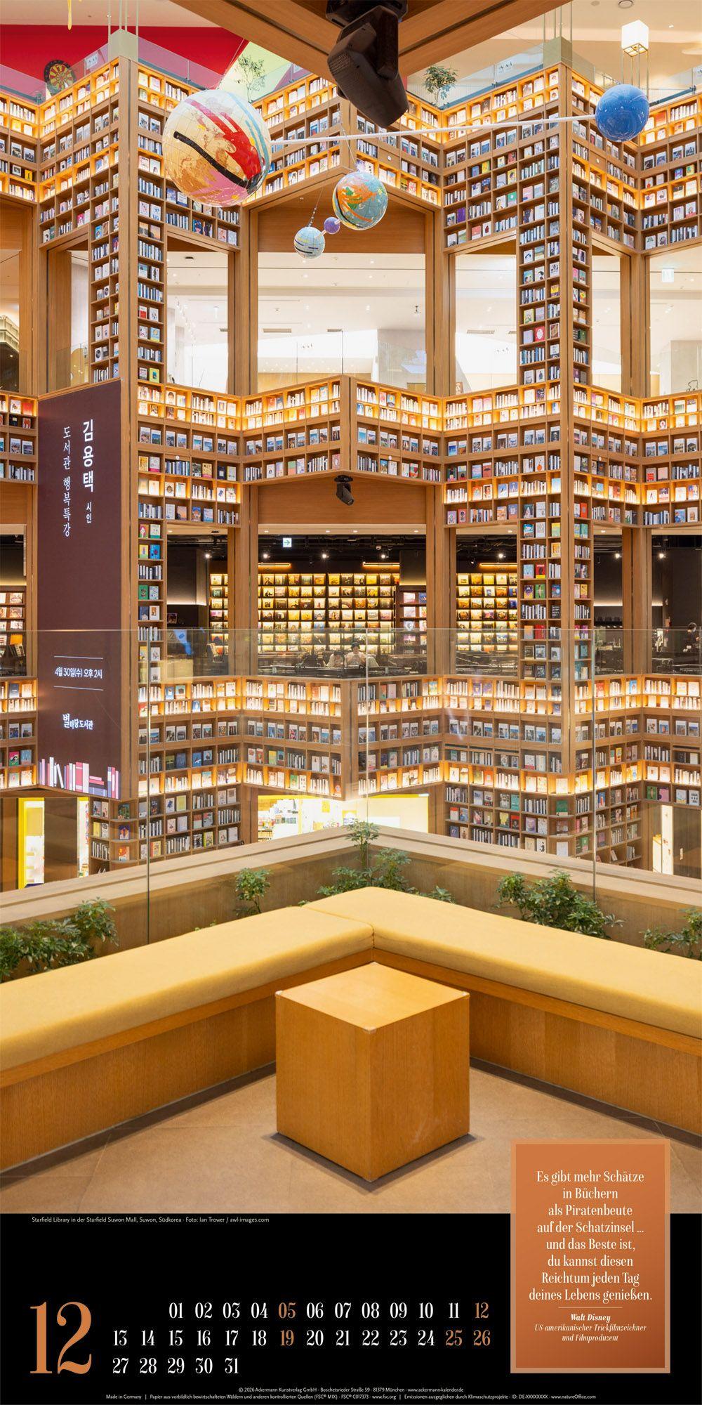 Beispielinhalt (Bild) Lust am Lesen Literatur-Kalender 2027