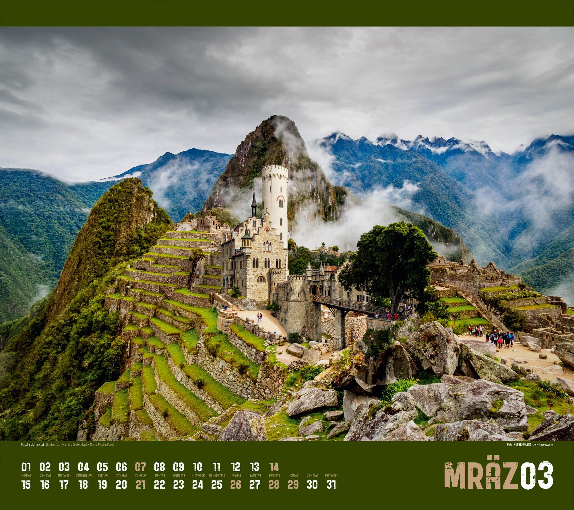 Beispielinhalt (Bild) Verrückte Welt Kalender 2027