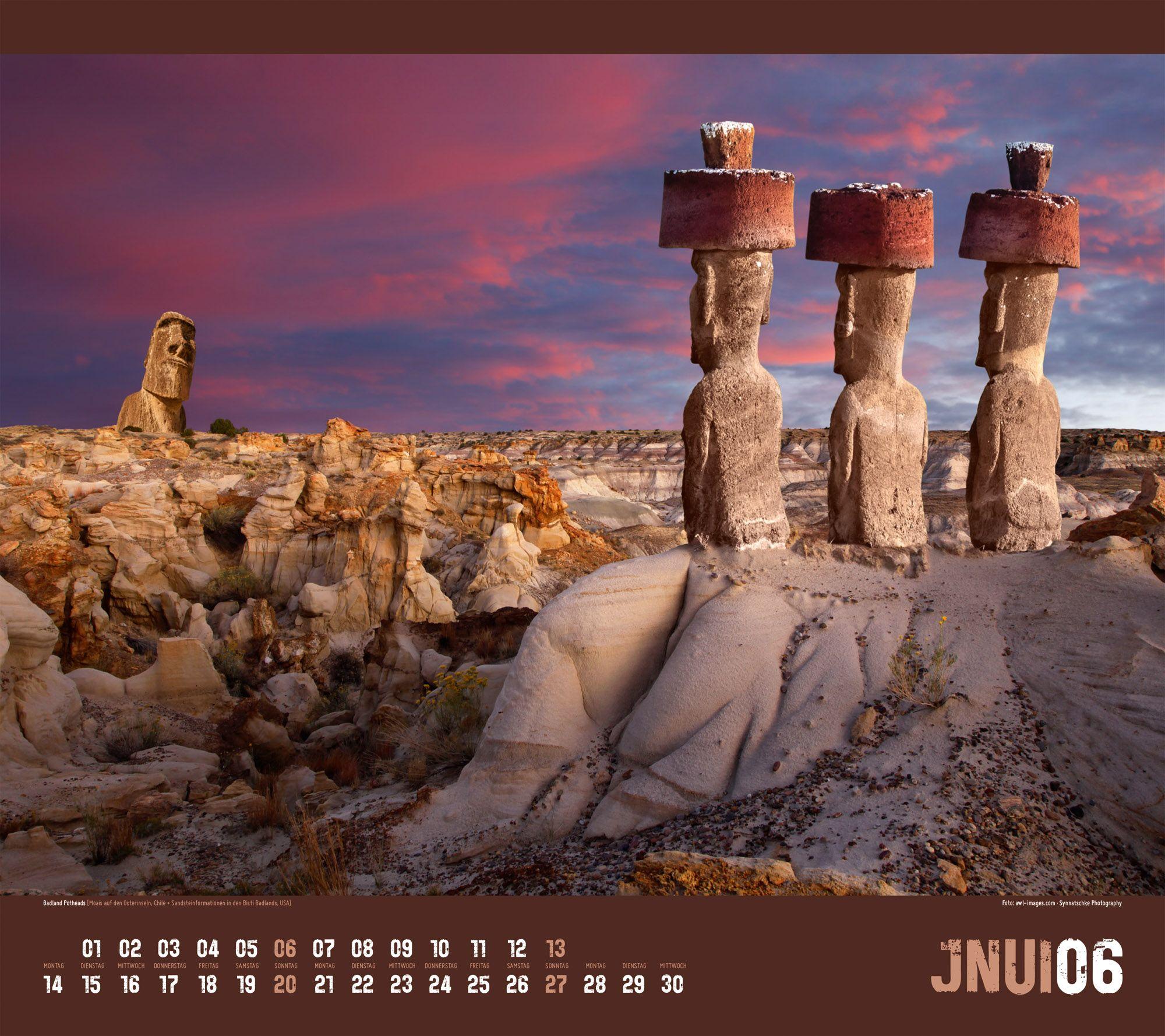 Beispielinhalt (Bild) Verrückte Welt Kalender 2027