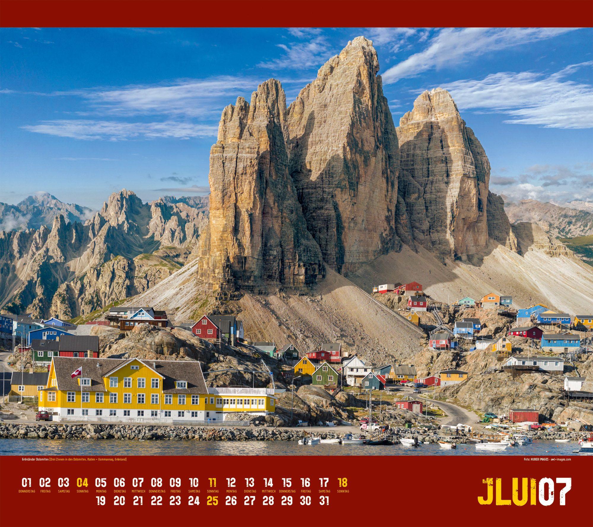 Beispielinhalt (Bild) Verrückte Welt Kalender 2027