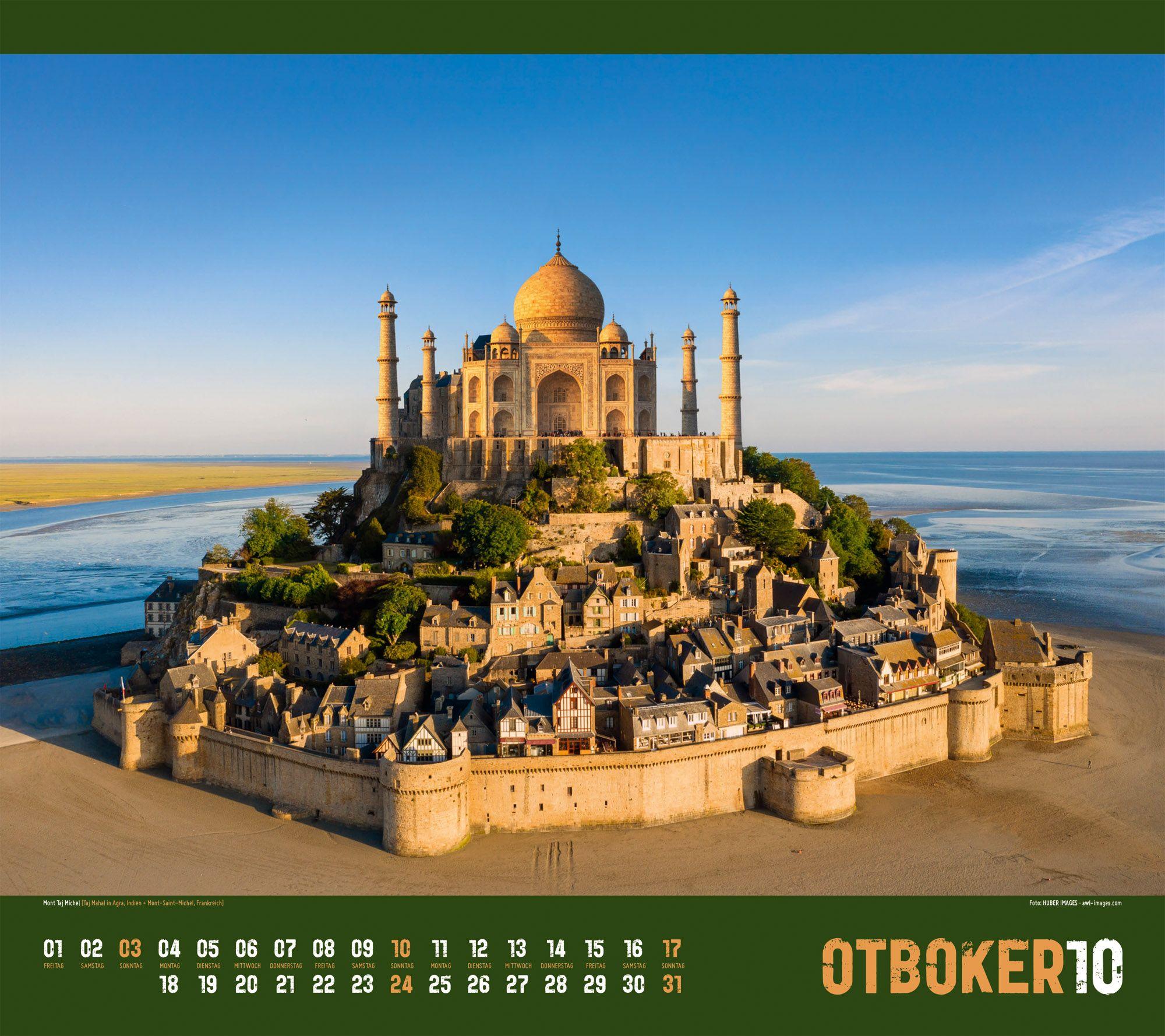 Beispielinhalt (Bild) Verrückte Welt Kalender 2027