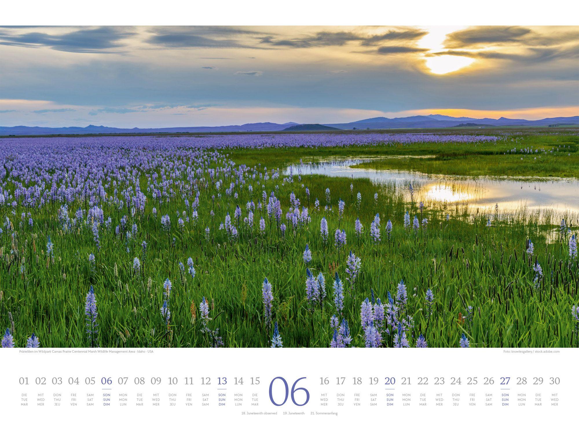 Beispielinhalt (Bild) Harmonie Kalender 2027