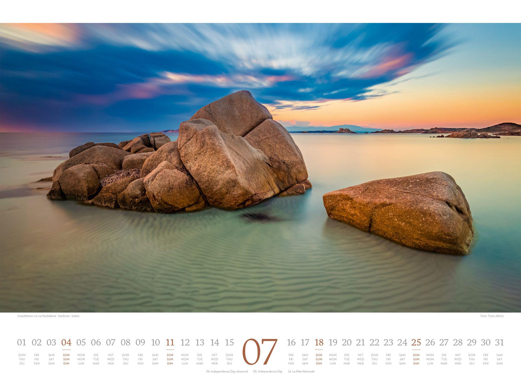 Beispielinhalt (Bild) Harmonie Kalender 2027