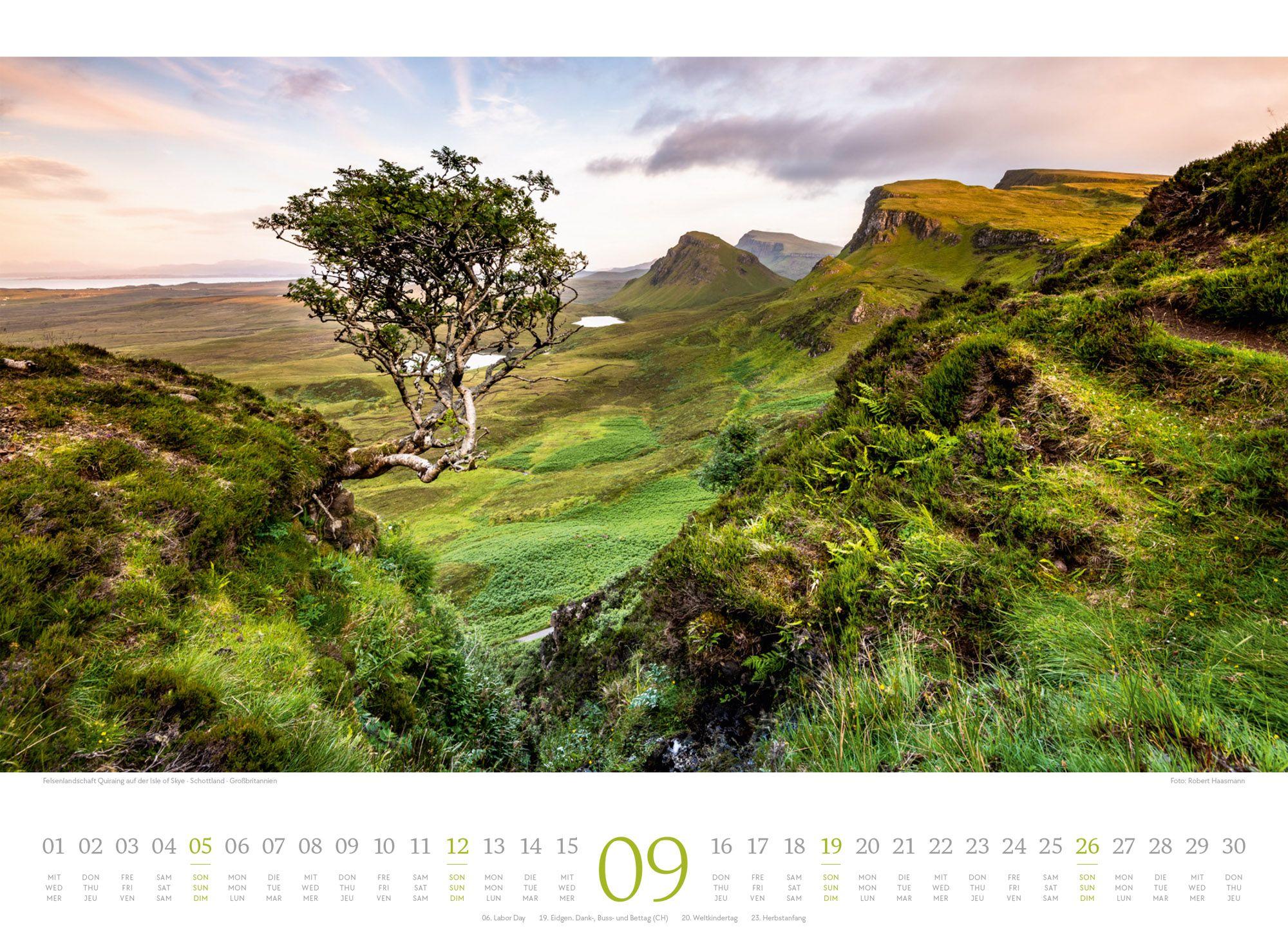 Beispielinhalt (Bild) Harmonie Kalender 2027