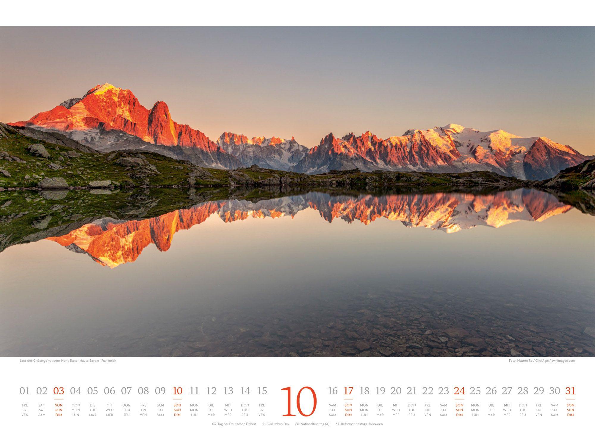 Beispielinhalt (Bild) Harmonie Kalender 2027