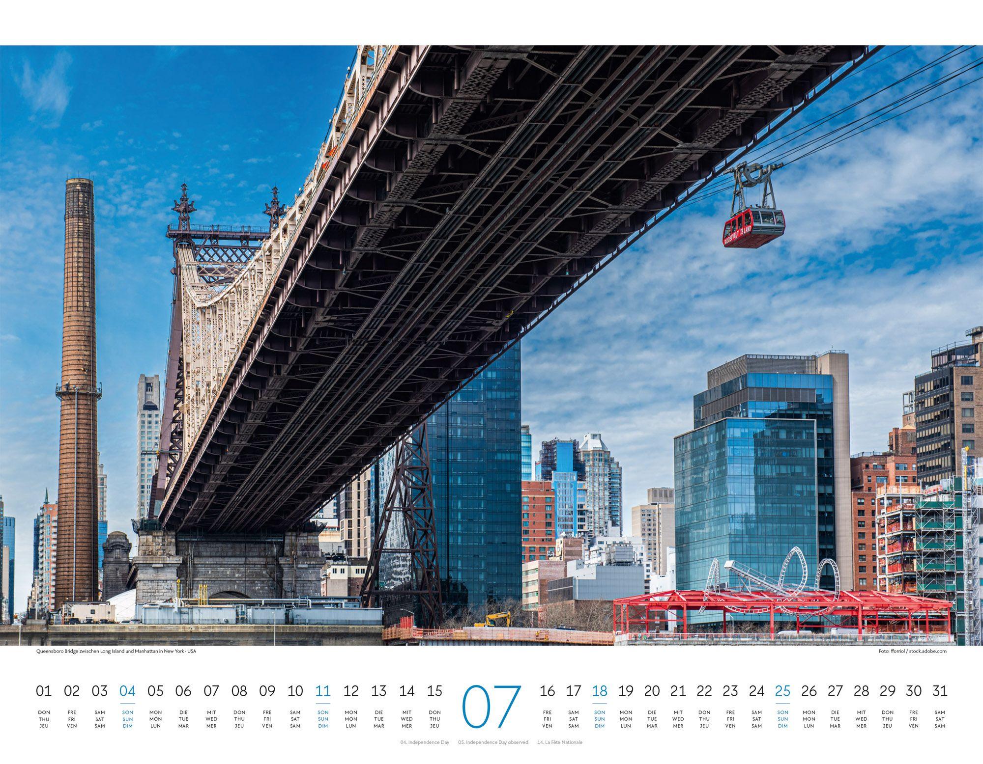Beispielinhalt (Bild) Brücken Kalender 2027