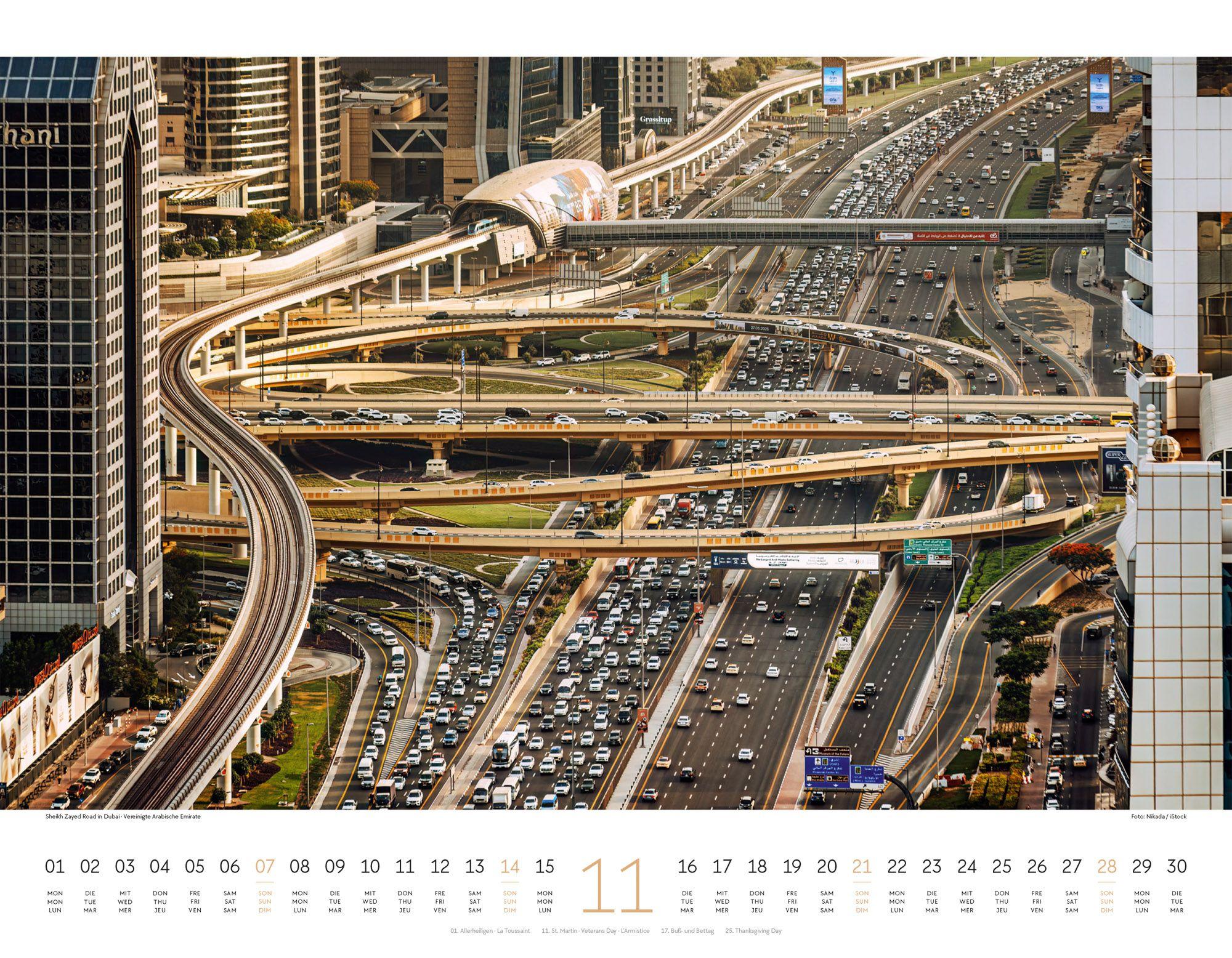 Beispielinhalt (Bild) Brücken Kalender 2027