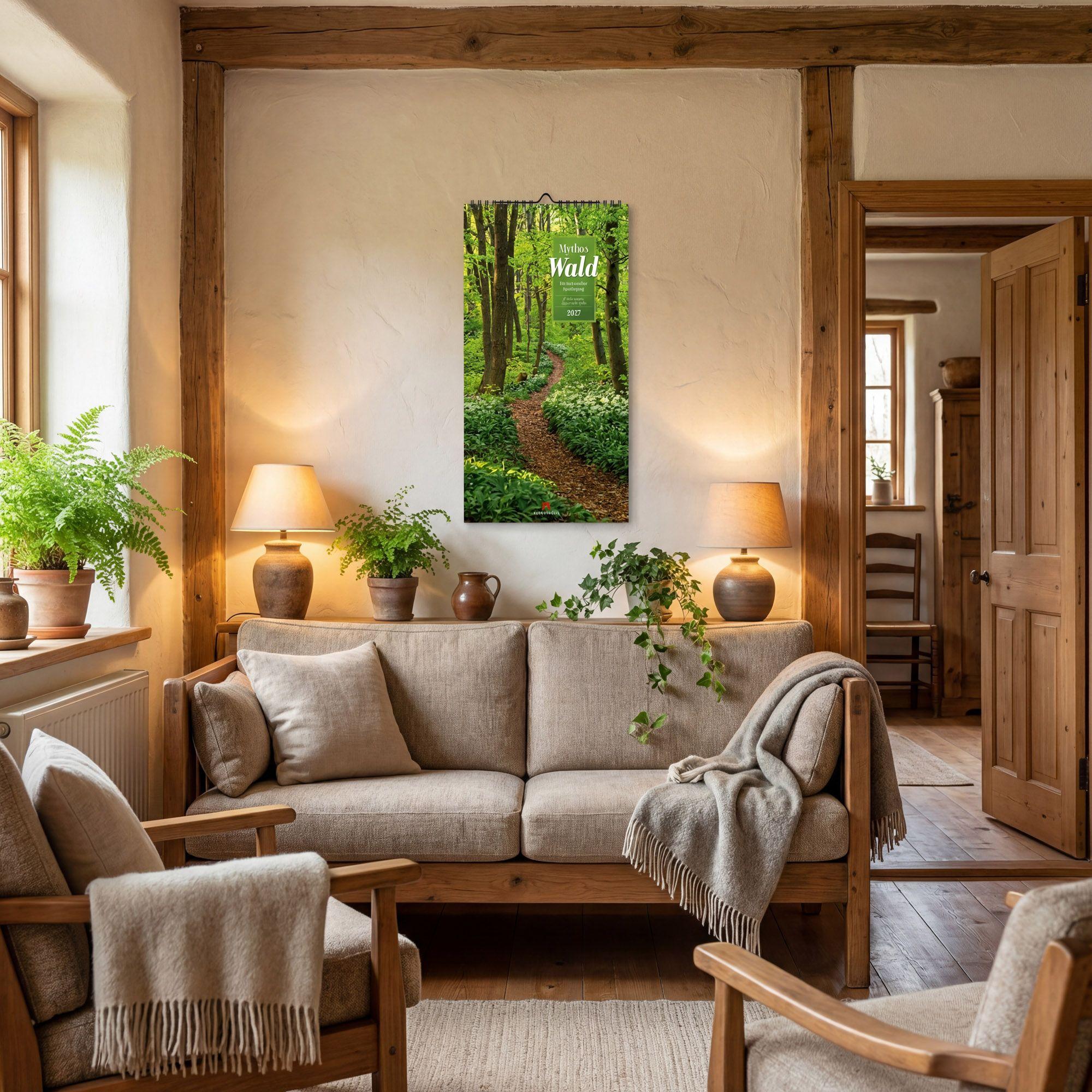 Beispielinhalt (Bild) Mythos Wald Literatur-Kalender 2027